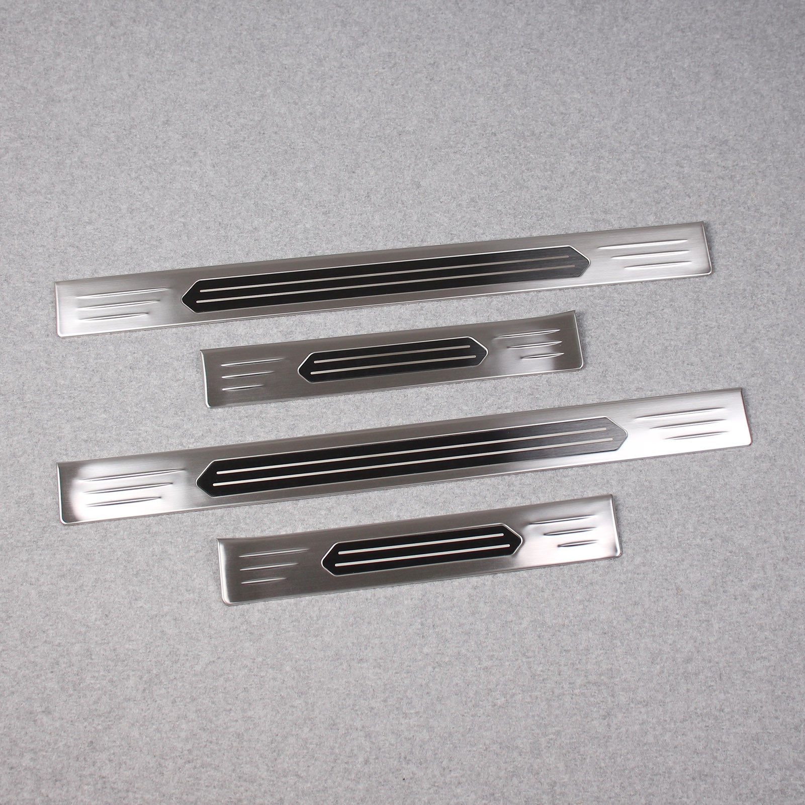 Fit for Nissan Rogue 2021 Door Sill Scuff Plate Guard Cover Trims Stainless Steel