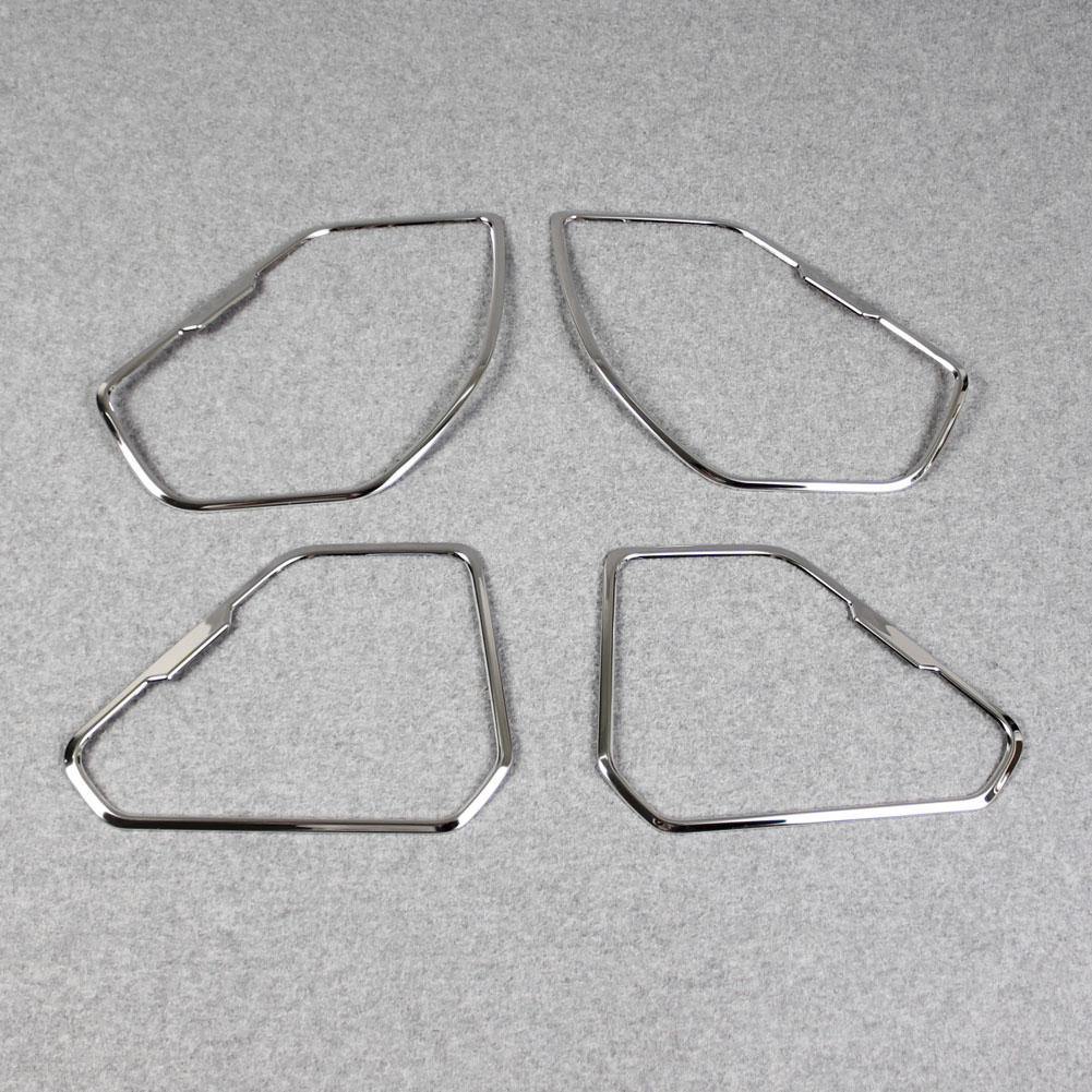 Fit for Toyota New RAV4 2019 2020 2021 2022 Door Speaker Sound Panel Cover Trims Stainless Steel (Mirror) - beautost