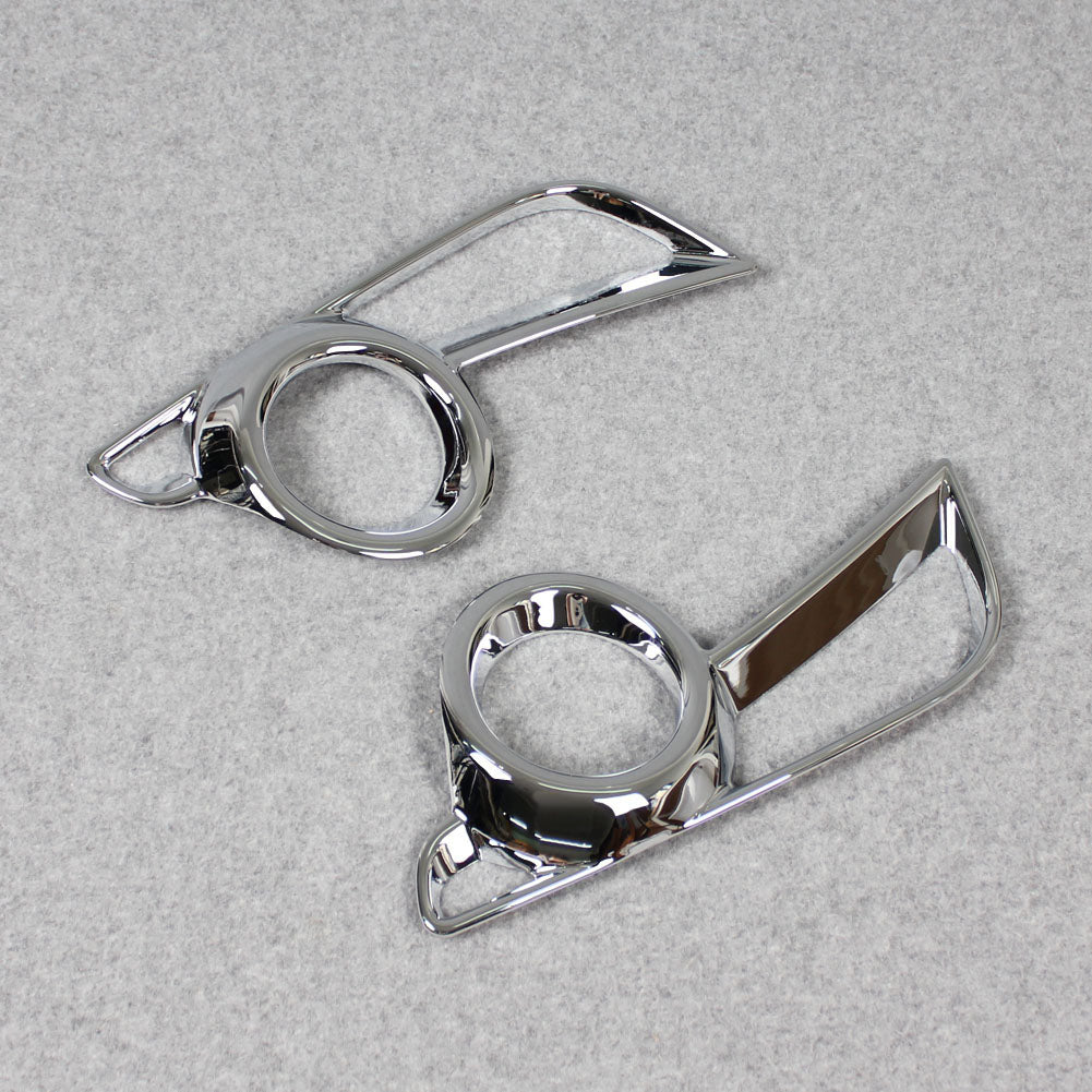 Fit For Toyota New Highlander 2018 2019 Chrome Front Fog Light Lamp Cover Trims