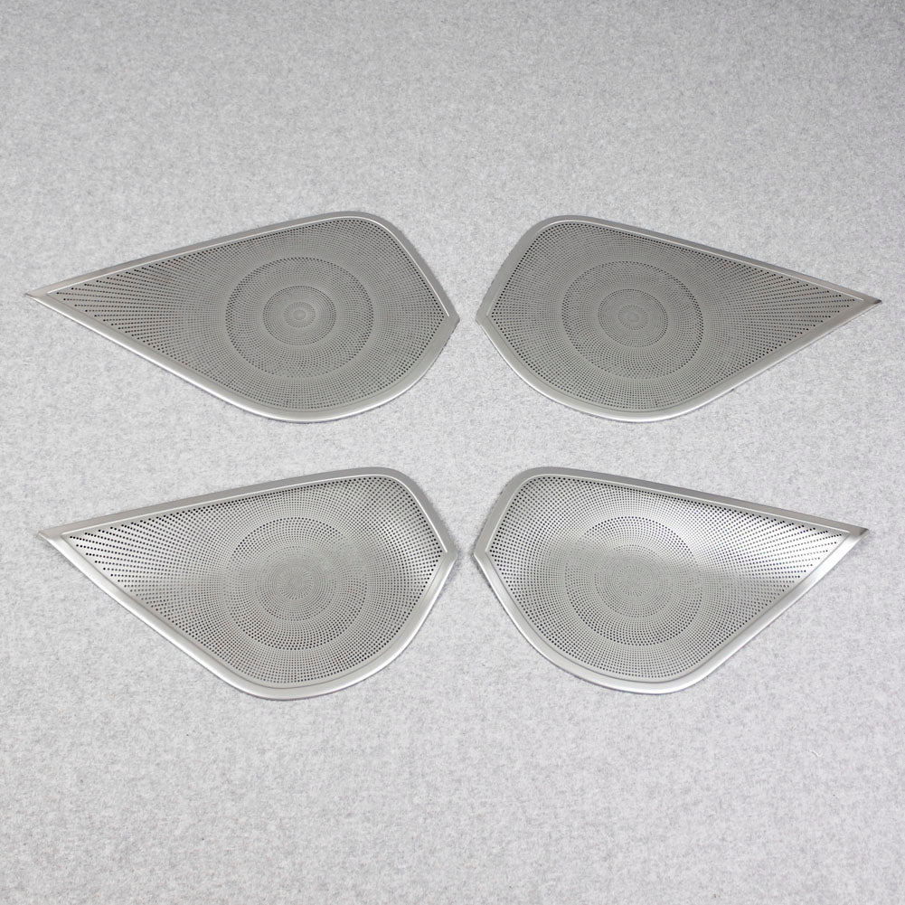 Fit For Subaru 2019 2020 2021 2022 Forester Door Speaker Sound Panel Cover Trims Stainless Steel