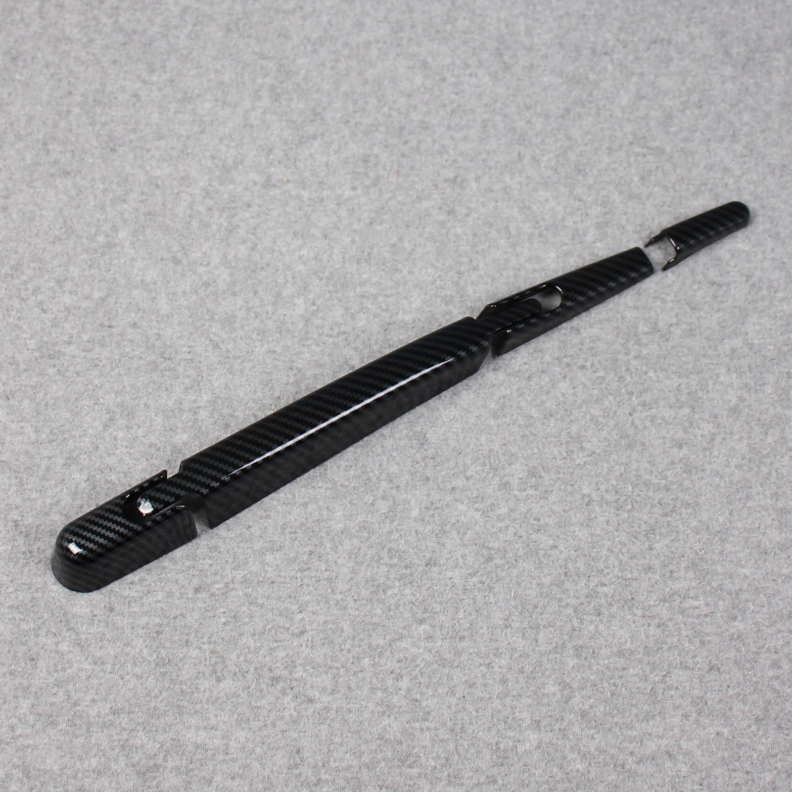 Fit for Toyota New Highlander 2020 2021 2022 Rear Back Window Wiper Cover Trims ABS Carbon Fiber Pattern