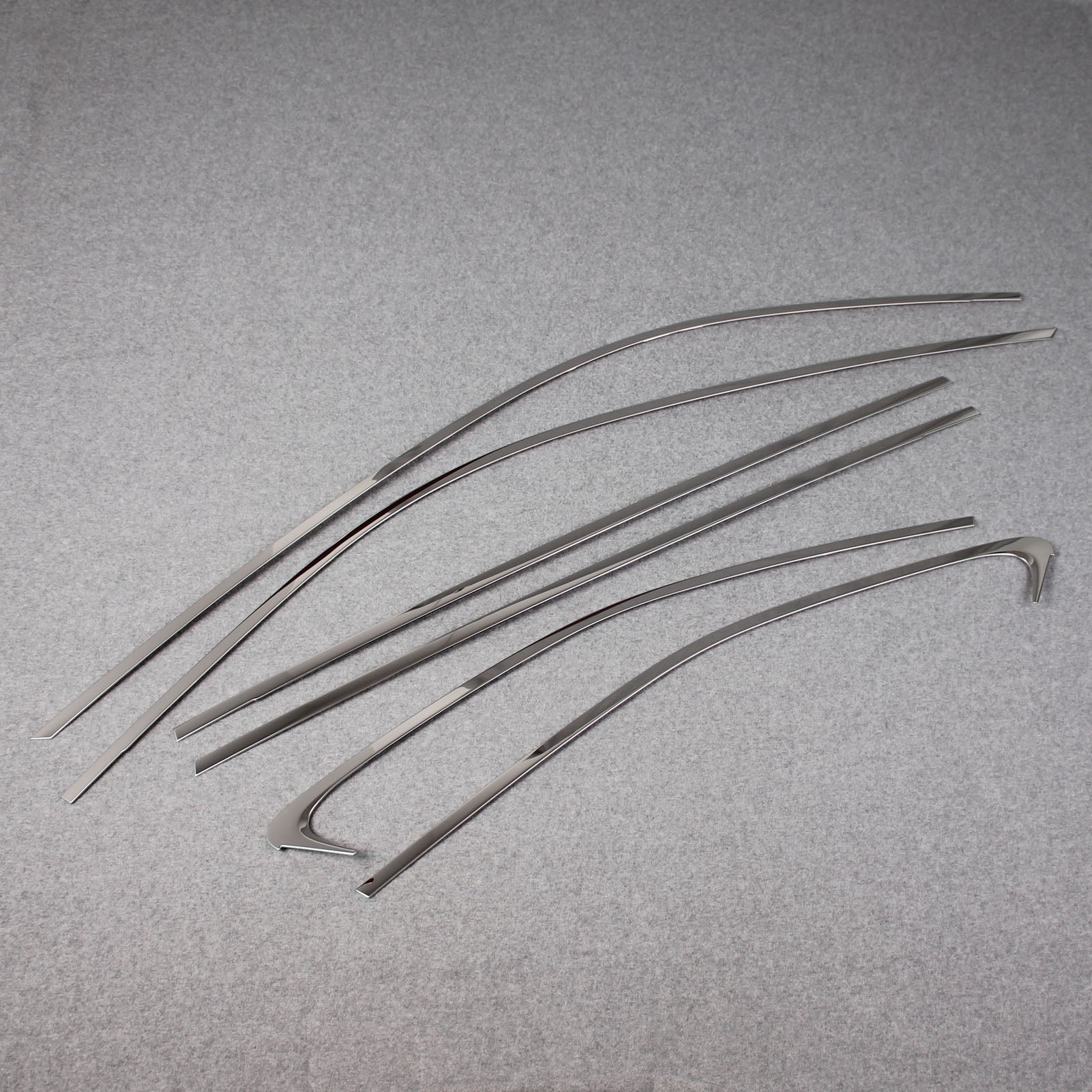 Fit for Toyota New Highlander 2020 2021 2022 Upper Windows Frame Sill Molding Cover Trims Stainless Steel