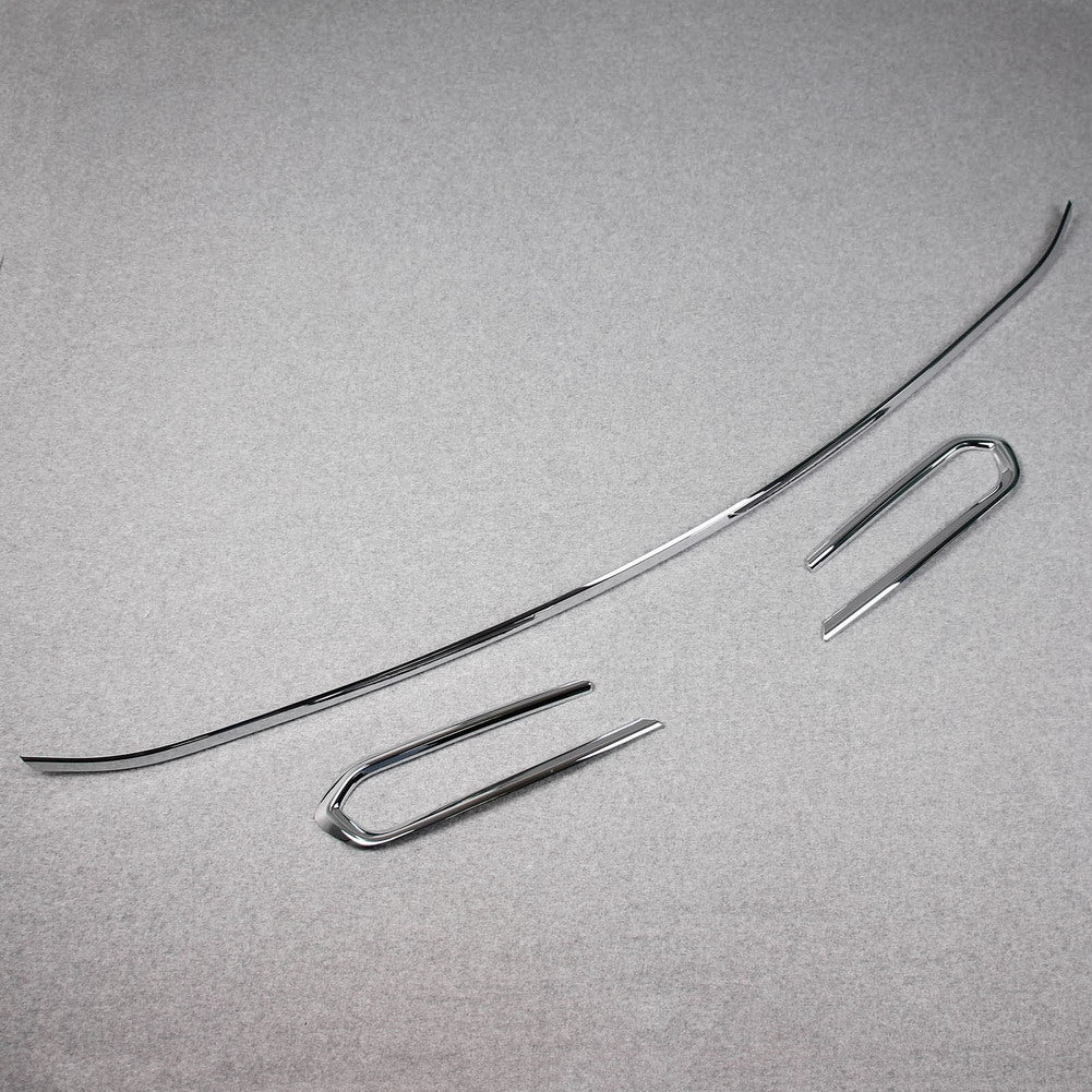 Fit for Toyota 2021 2022 Sienna LE Model Chrome Front Bumper Guard Protector Plate Cover Trims