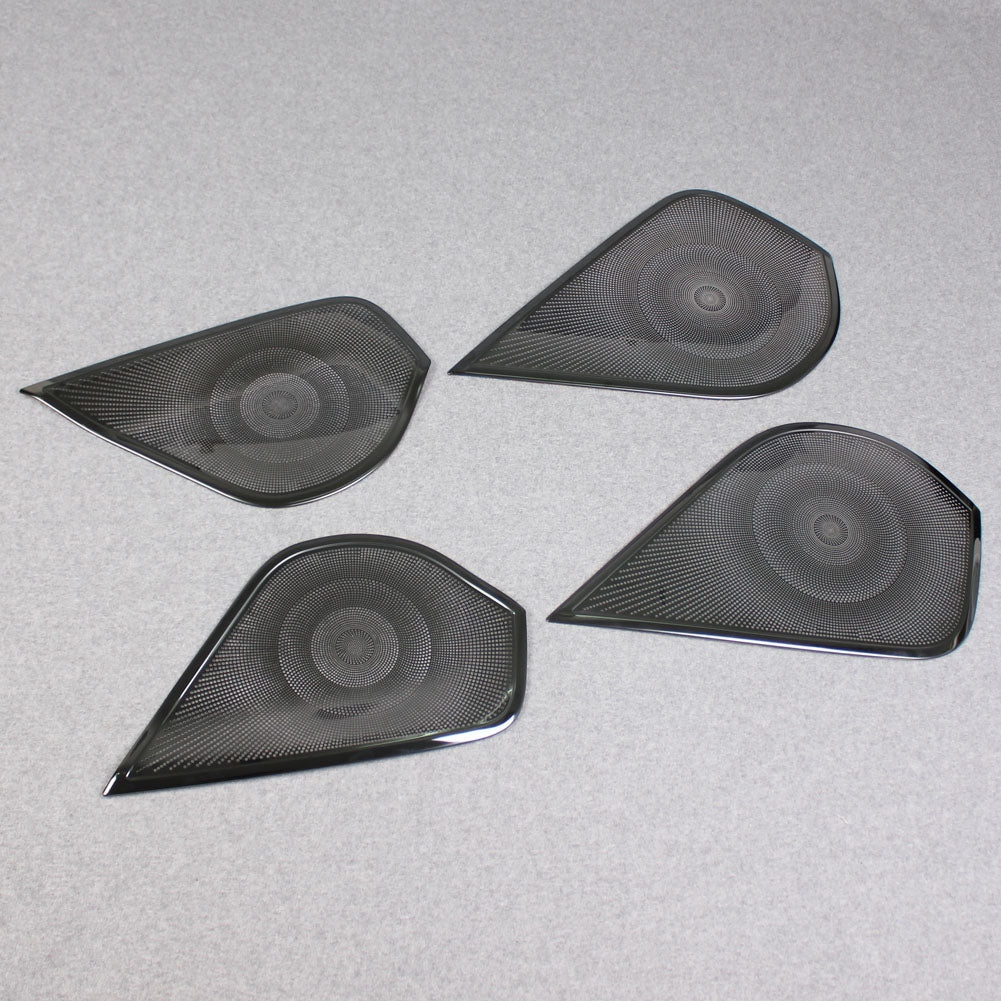 Fit For Subaru 2019 2020 2021 2022 Forester Door Speaker Sound Panel Cover Trims Stainless Steel