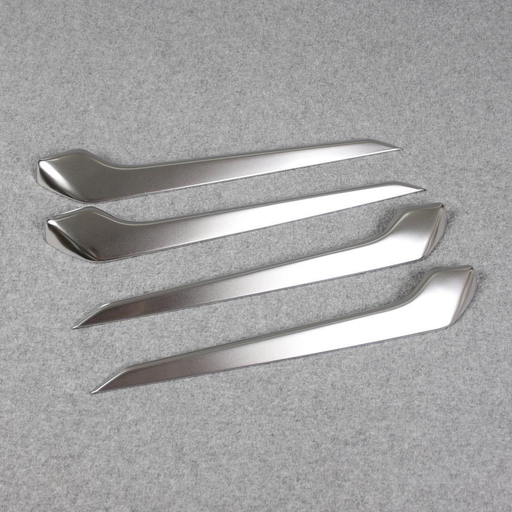 Fit for Toyota New RAV4 2019 2020 2021 2022 Interior Door Panel Armrest Cover Trims (Silver) - beautost