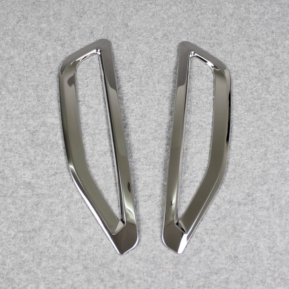 Fit for BMW 2019 2020 2021 New X5 G05 Front Side Fender Vents Air Outlet Cover Trims Stainless Steel