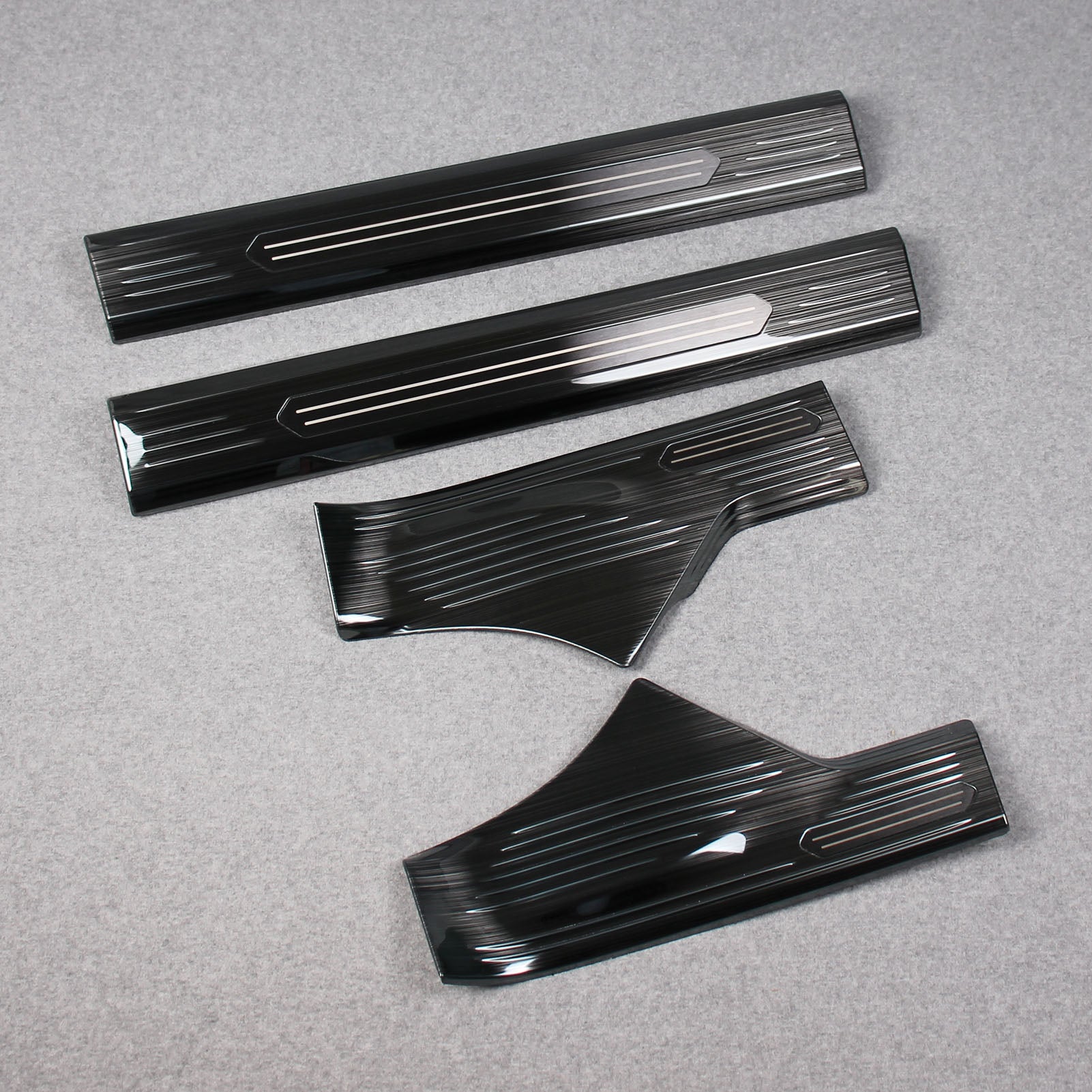 Fit for Nissan Rogue 2021 Door Sill Scuff Plate Guard Cover Trims Stainless Steel