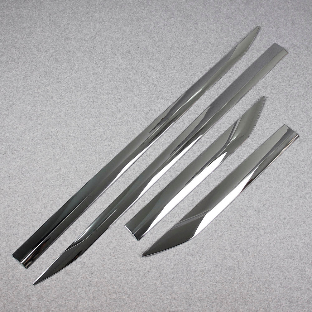 Fit for Toyota VENZA 2021 2022 2023 2024  Body Side Door Molding Guard Cover Trims Chrome