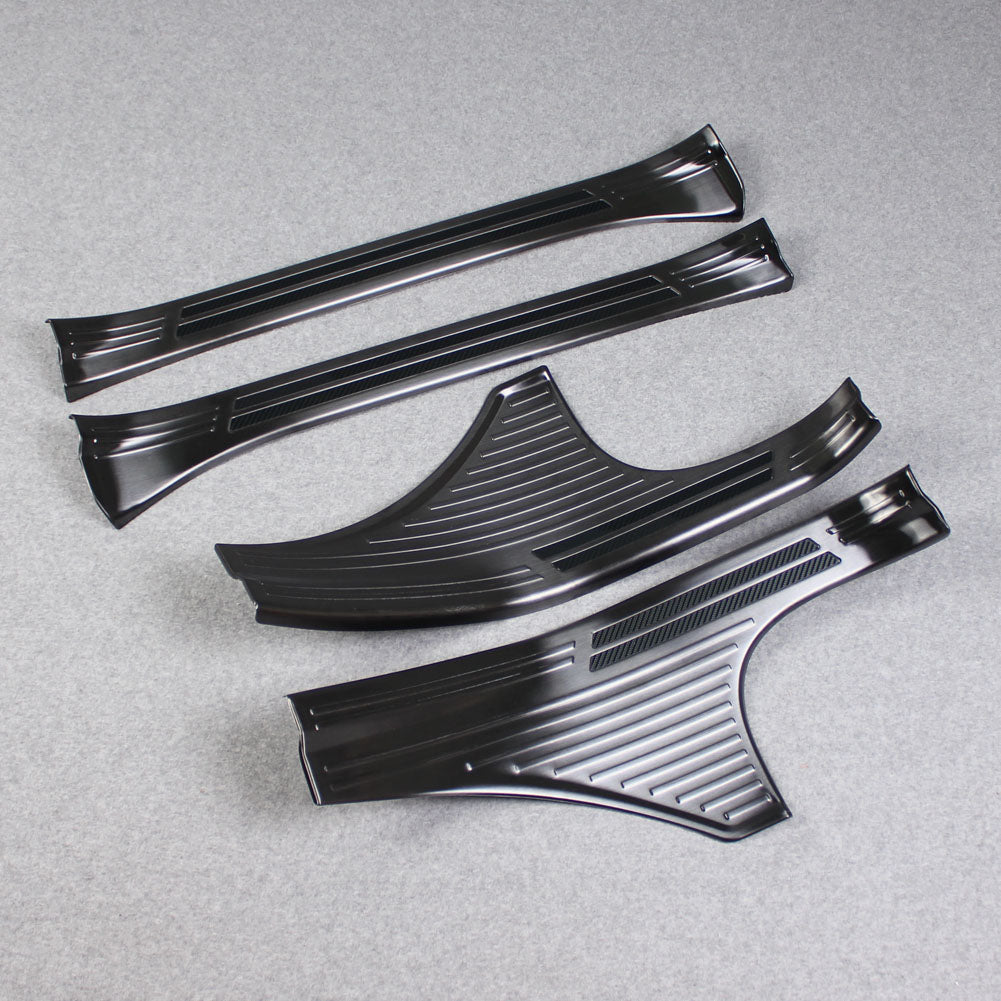 Fit for Subaru Forester 2019 2020 2021 2022 Door Sill Scuff Plate Guard Cover Trims Stainless Inside Door