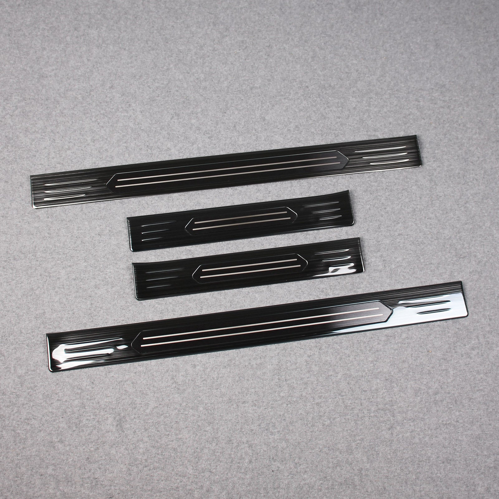 Fit for Nissan Rogue 2021 Door Sill Scuff Plate Guard Cover Trims Stainless Steel