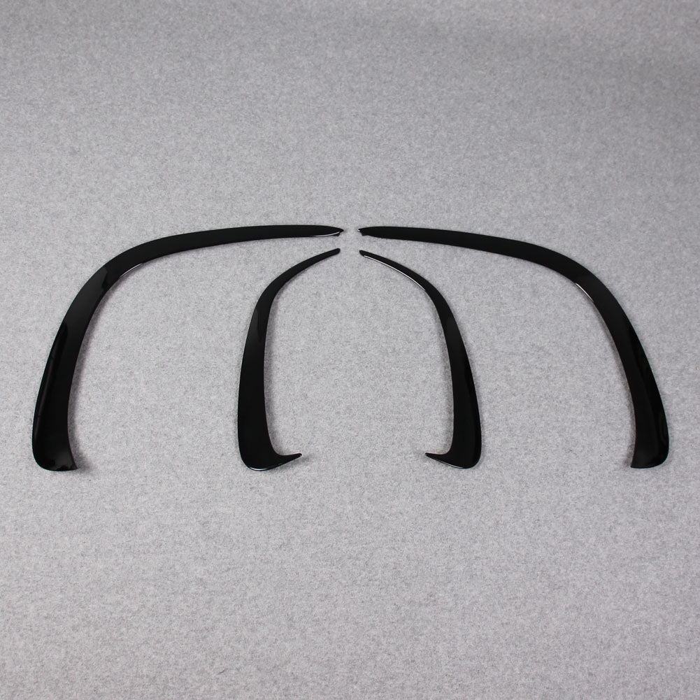 Fit for Mercedes-Benz GLE 350 450 W167 2020 2021 Front+Rear Side Fender Vent Air Outlet Fog light Bezel Cover Trims Black