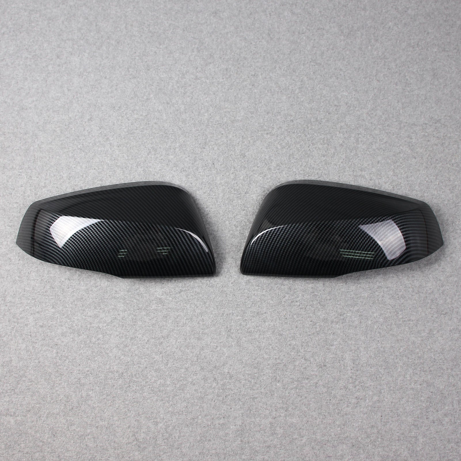 Fit For Toyota New Highlander 2020 2021 2022 Rear View Mirror Guard Cover Trims Carbon Fiber Pattern