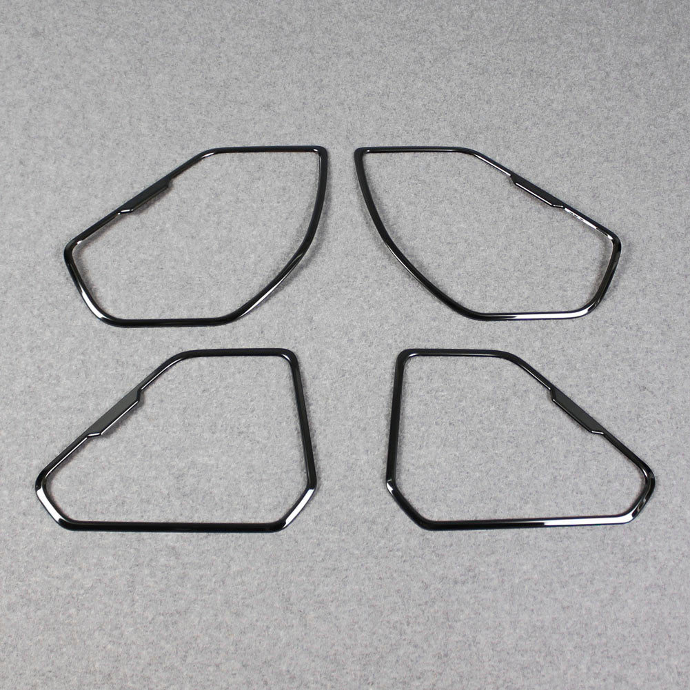 Fit for Toyota New RAV4 2019 2020 2021 Door Speaker Sound Panel Cover Trims Stainless Steel