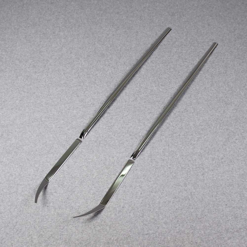 Fit for Toyota New RAV4 2019 2020 2021 2022 Windshield Side Beveled Window Cover Trim Stainless Steel