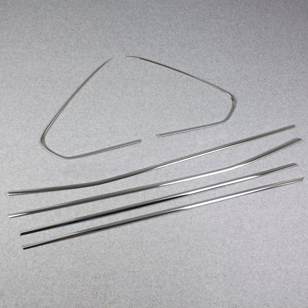 Fit for Toyota New RAV4 2019 2020 2021 2022  Lower Windows Frame Sill Molding Cover Trims Stainless Steel - beautost