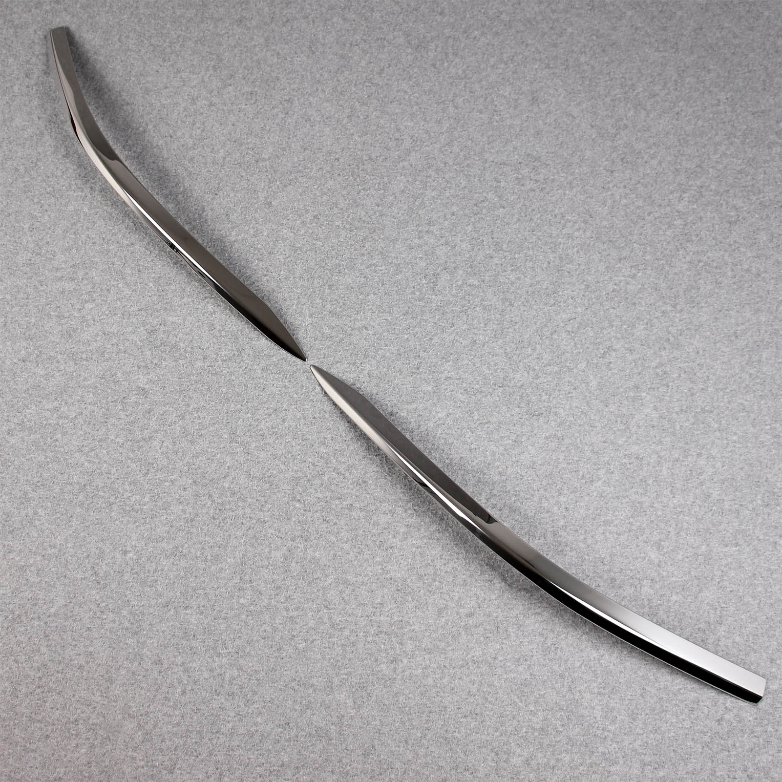 Lexus New RX RX350 RX350h RX500h F Sport 2023 Bumper Corner Protection Cover Trims Stainless Steel (Front)