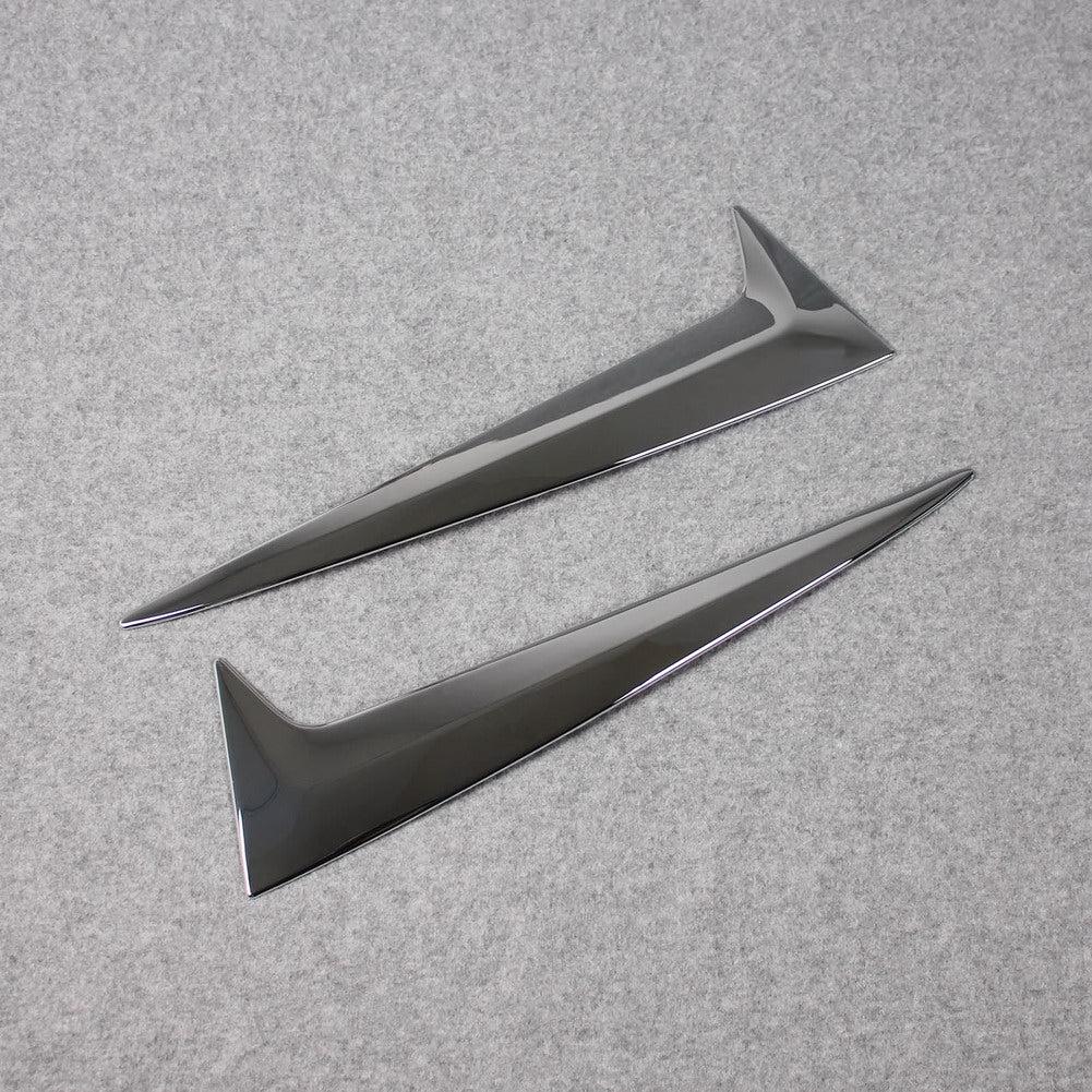 Fit for Toyota 2021 2022 2023 Sienna Chrome Rear Spoiler Wing Side Beveled Window Cover Trims