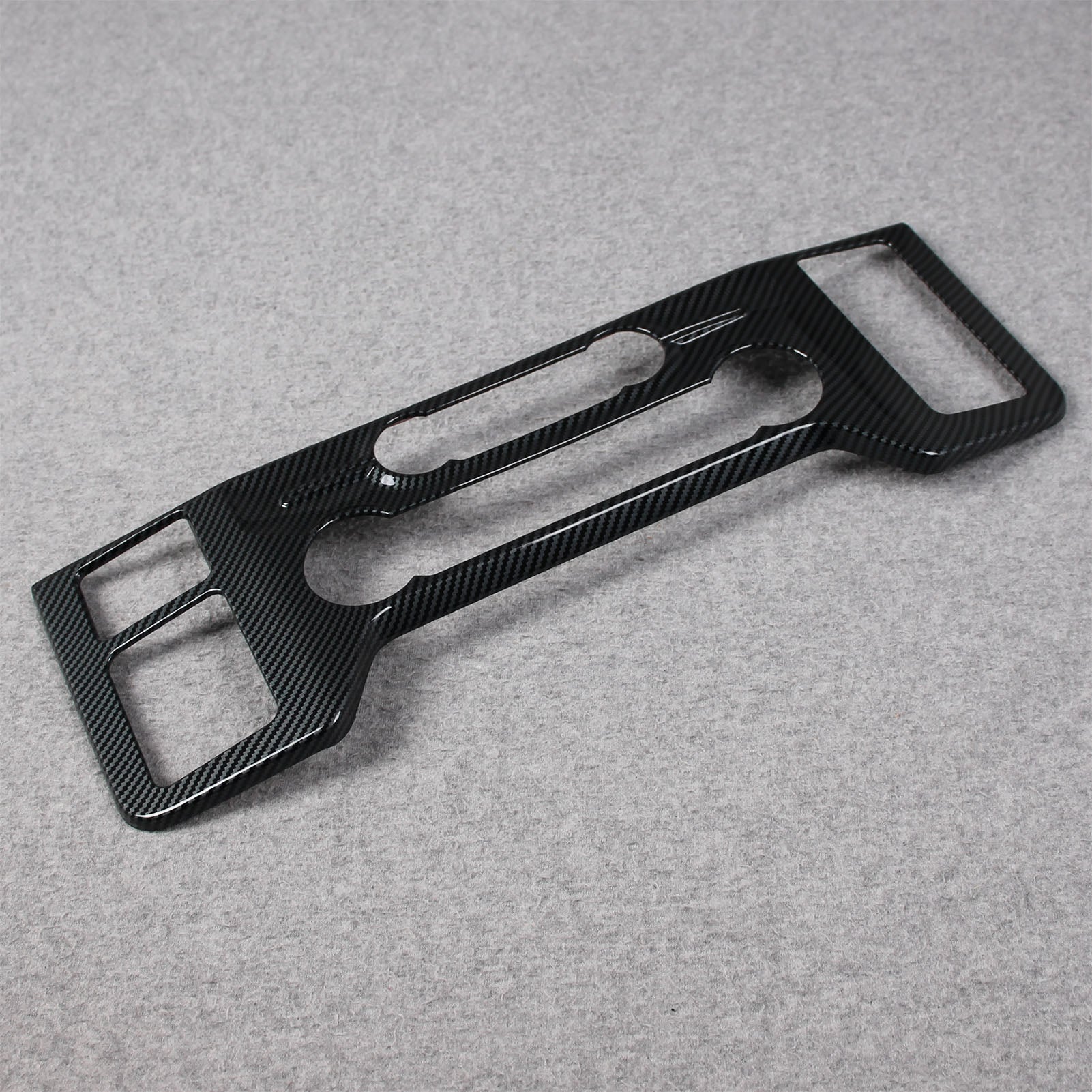 Fit for Ford F-150 2021 2022 2023 F150 Front Dashboard Panel Cover Trims Carbon Fiber Pattern (Air Conditioner Switch Panel Cover)