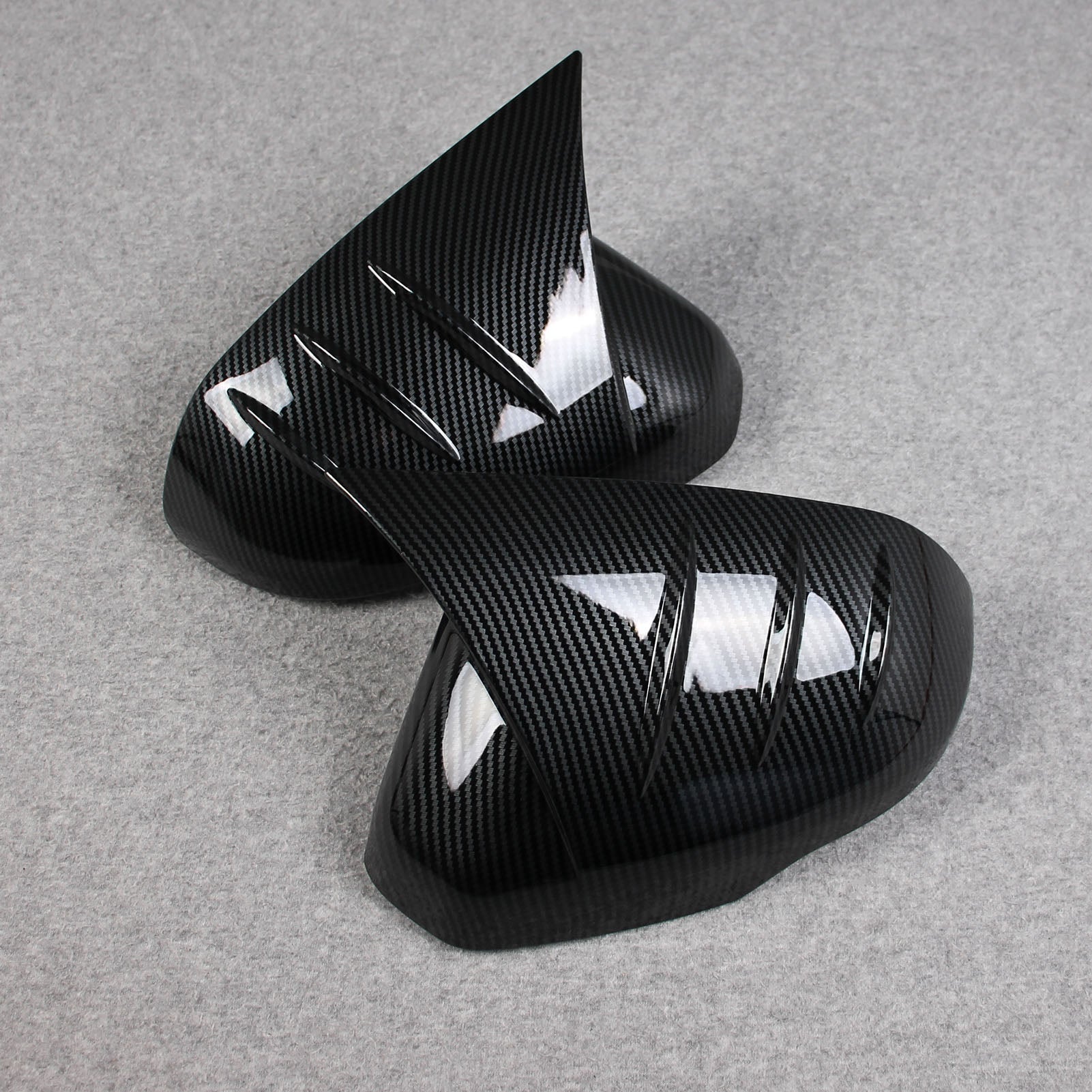 Honda CRV CR-V 2023 Rear View Mirror Guard Cover Trims Carbon Fiber Pattern