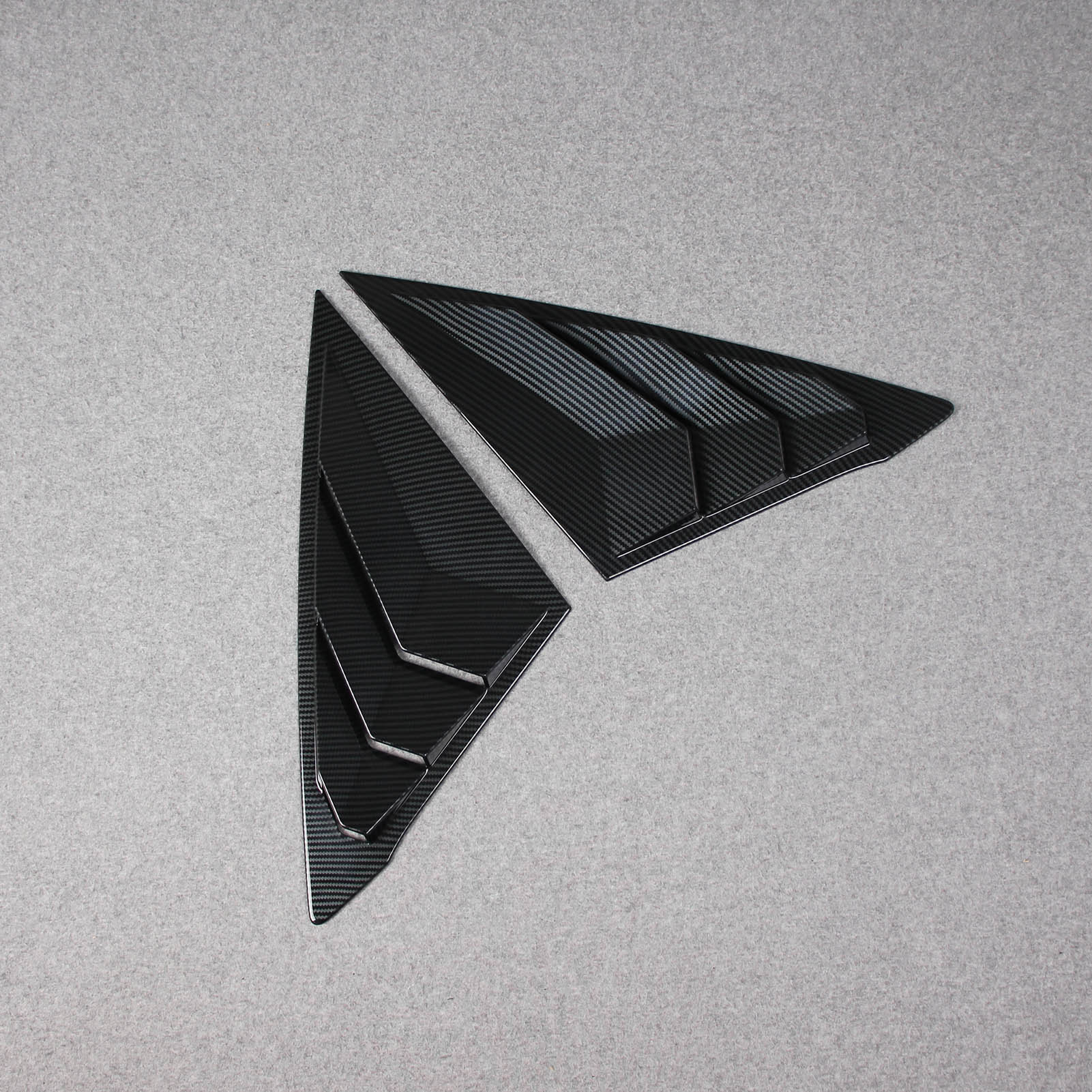 For Honda New Civic 2022 Rear Triangle Blind Window Dachspoiler Cover Trim