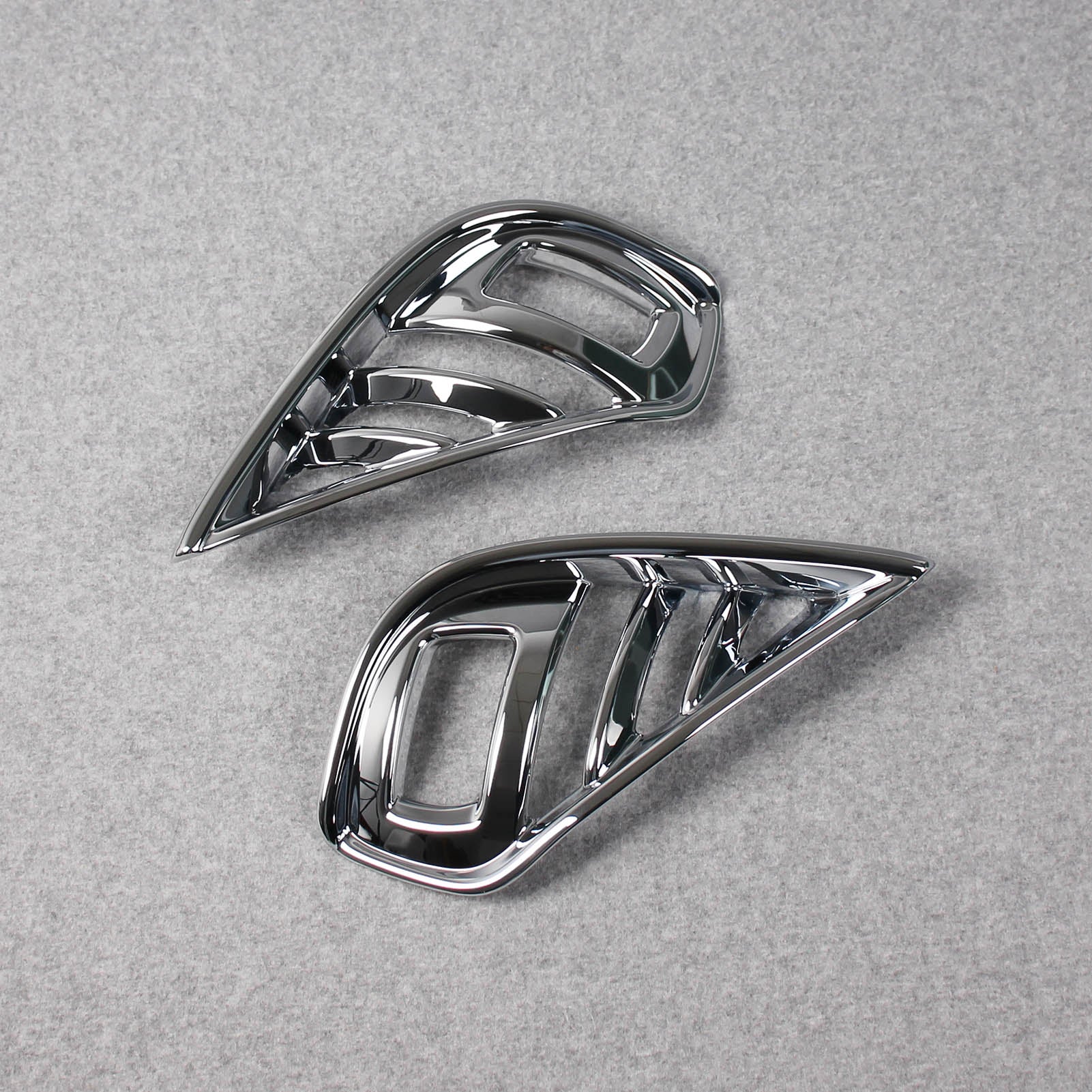 Fit For Toyota New Highlander LE XLE Limited PLATINUM 2020 2021 2022 Chrome Front Fog Light Lamp Cover Trims