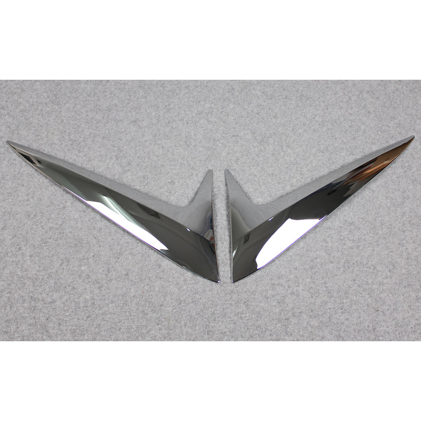 Fit For Mazda 2017 2018 2019 2020 2021 CX-9 CX9 Chrome Rear Spoiler Wing Side Beveled Window Cover Trims