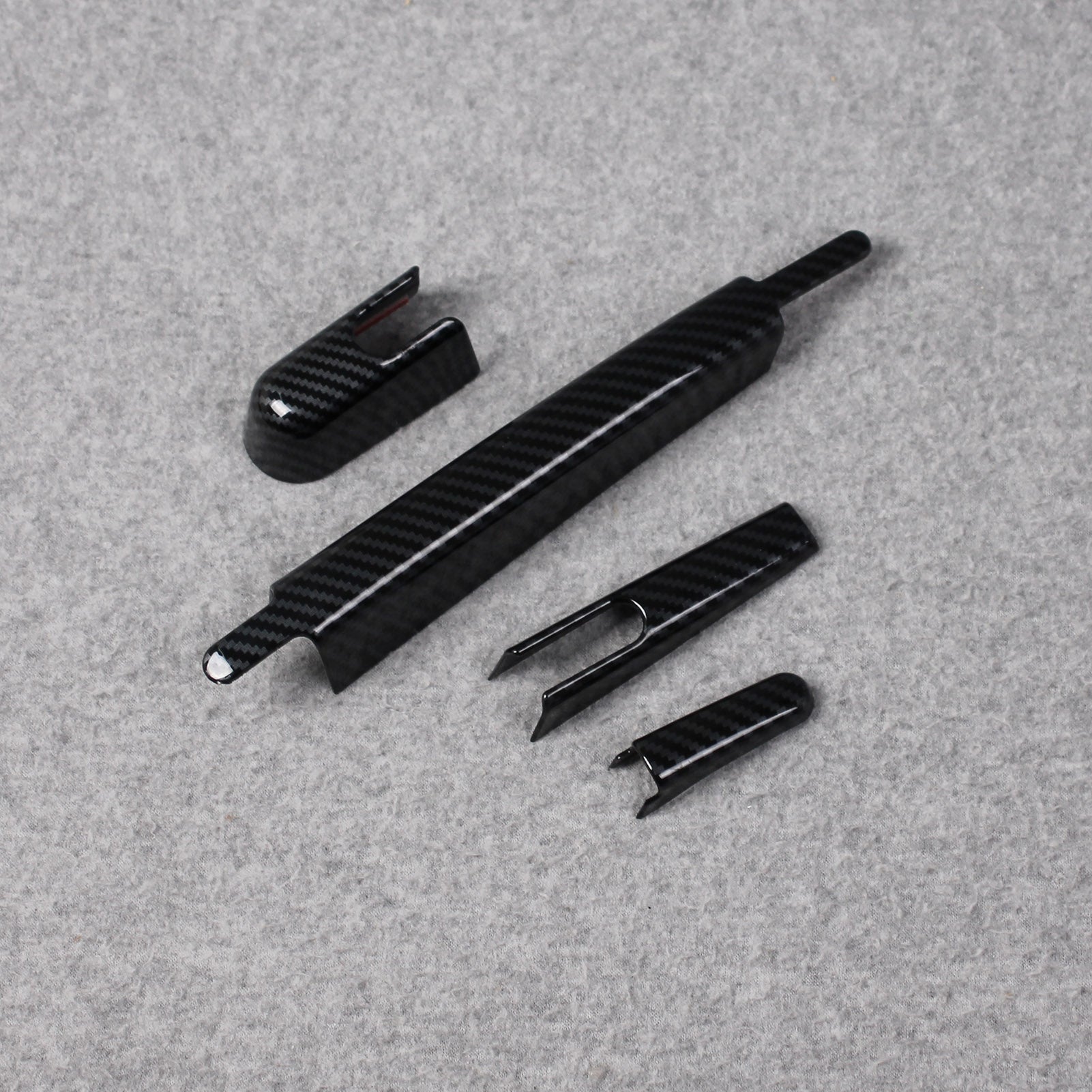 Fit for Toyota New Highlander 2020 2021 2022 Rear Back Window Wiper Cover Trims ABS Carbon Fiber Pattern