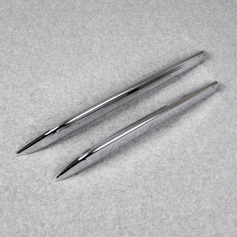 Fit For Mercedes Benz New GLC GLC300 2020 2021 2022 Front Corner Mesh Grill Molding Cover Trim Chrome