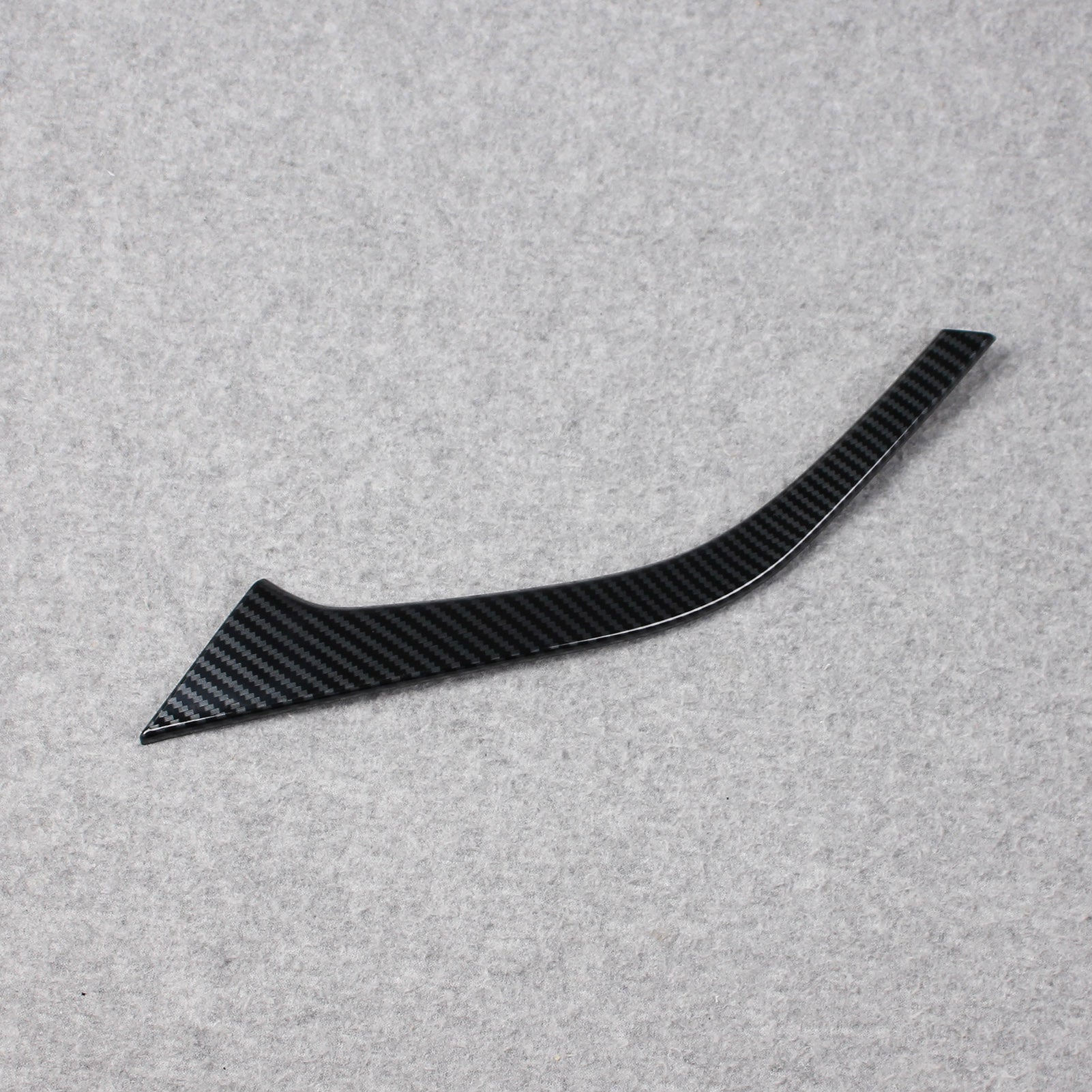 Toyota New Highlander 2020 2021 2022 2023 2024 Rear Fog Light Cover Trims Carbon Fiber Design