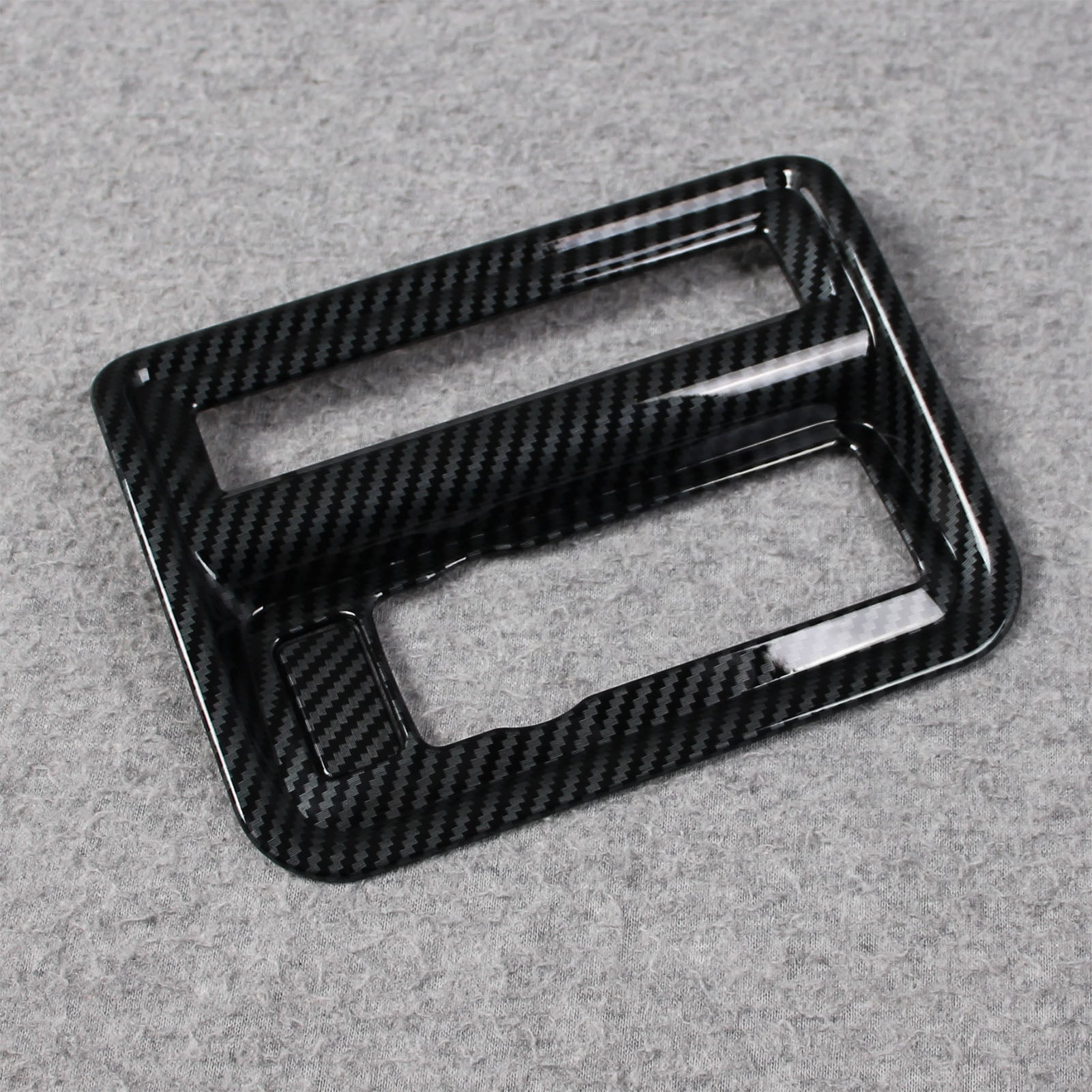 Fit for Ford F-150 2021 2022 2023 F150 Interior Headlight Lamp Switch Control Cover Trim Carbon Fiber Pattern