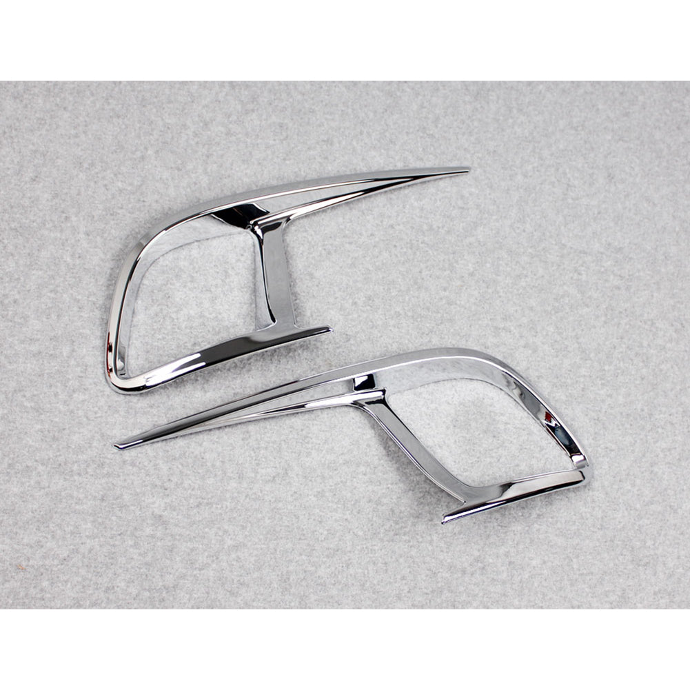 Fit for Toyota Highlander 2015 2016 2017 2018 2019 Chrome Rear Fog Light Lamp Cover Trim