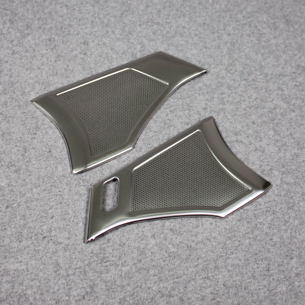 Fit for 2019 2020 2021 2022 Mazda 3 Axela Door Speaker Sound Panel Cover Trims Stainless Steel