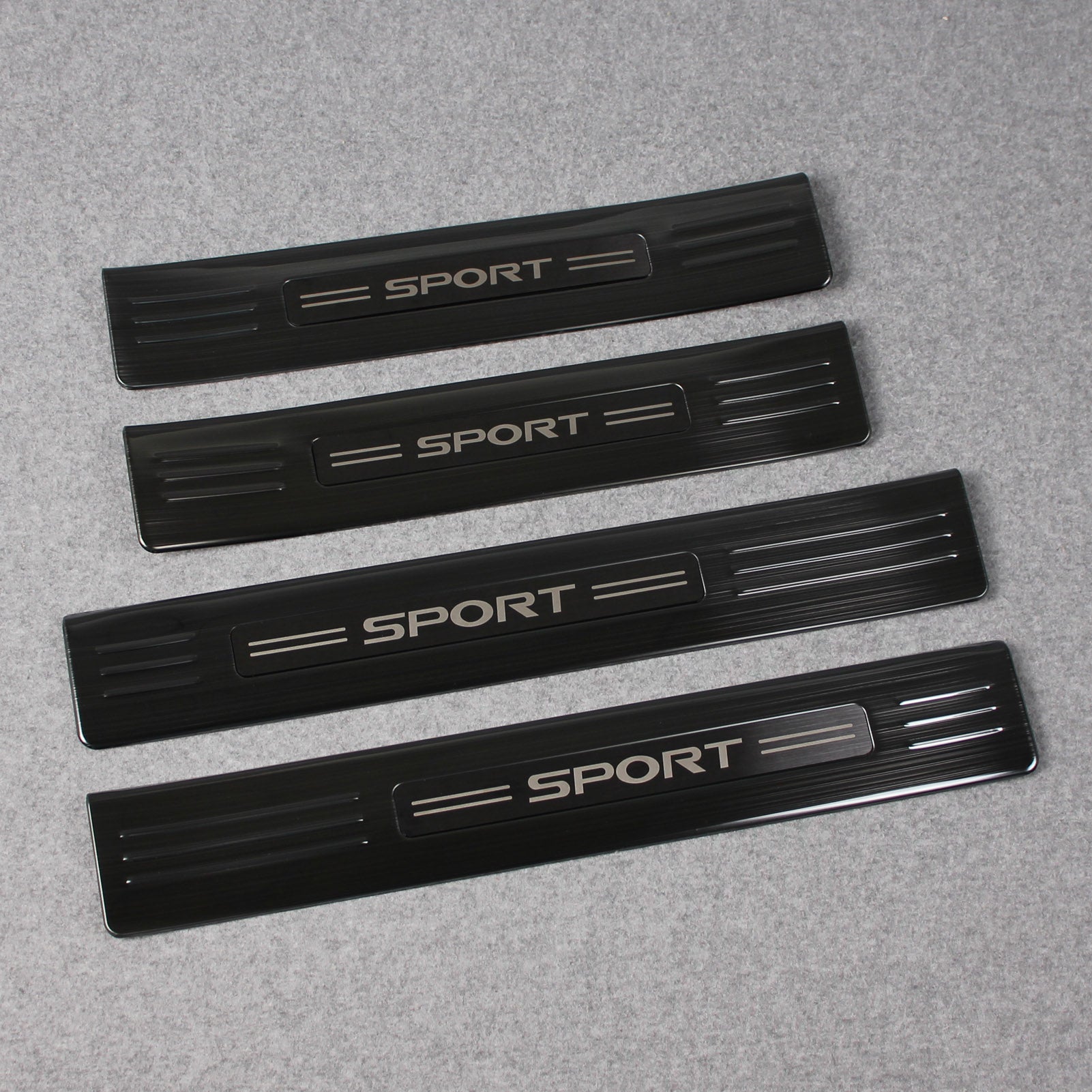 Fit for Toyota New Highlander 2020 2021 2022 Outside Door Sill Scuff Plate Guard Cover Trim Sport Style Stainless Steel