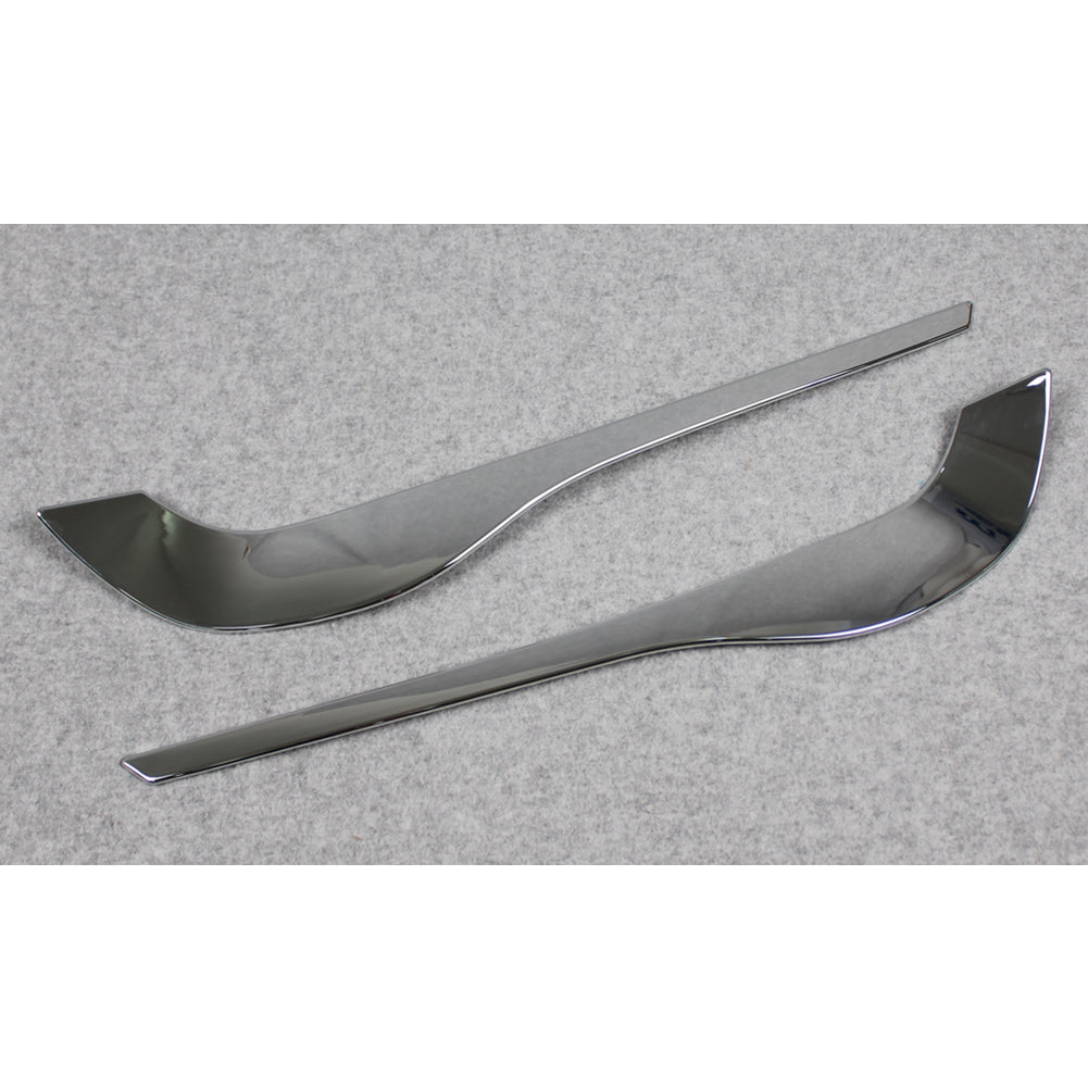 Fit For Mazda 2017 2018 2019 2020 2021 CX-5 CX5 Chrome Front Fog Light Lamp Moulding Cover Bezel Trims