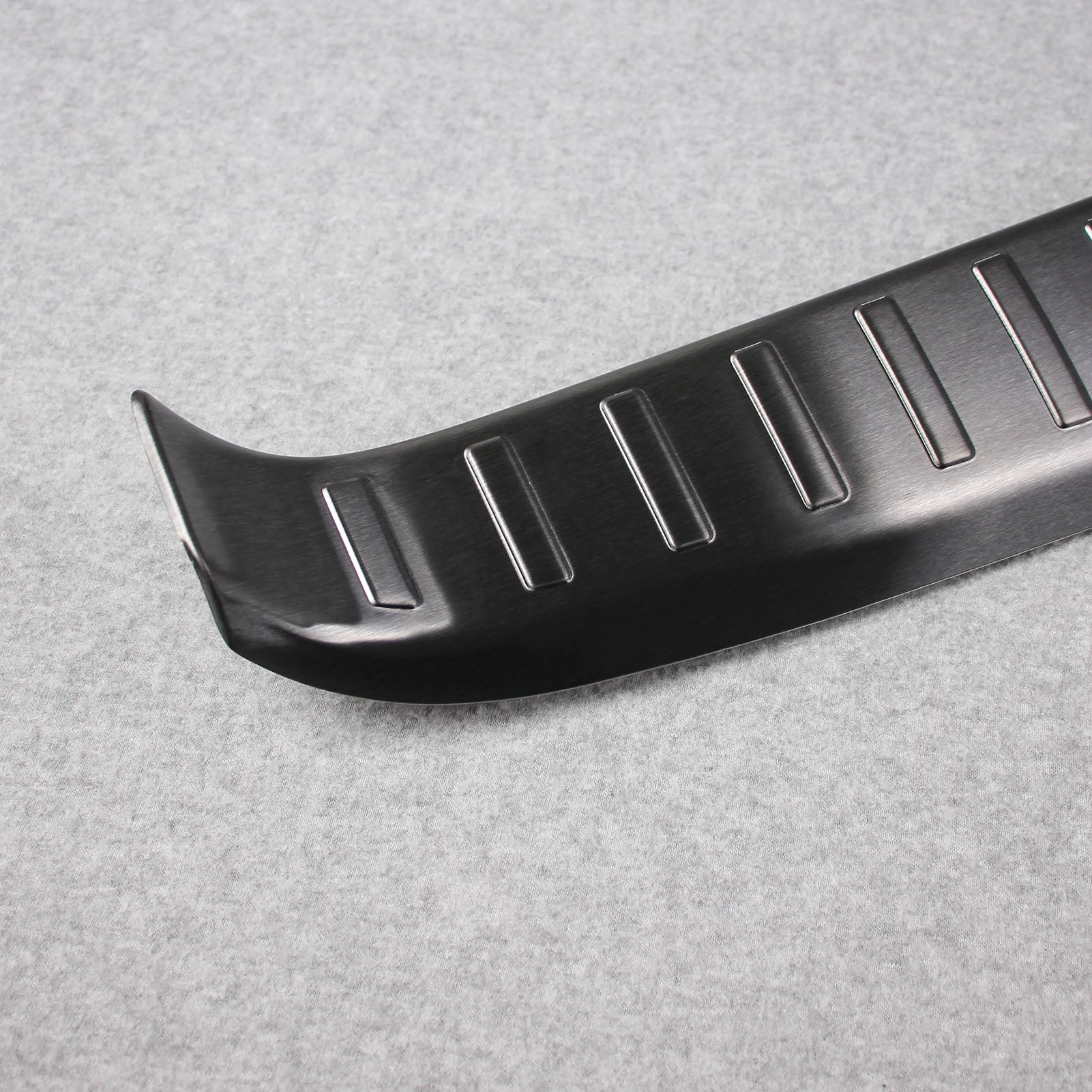 Fit for Toyota 2021 2022 Sienna Rear Inside Bumper Sill Plate Guard Cover Trim Stainless Steel (Black)