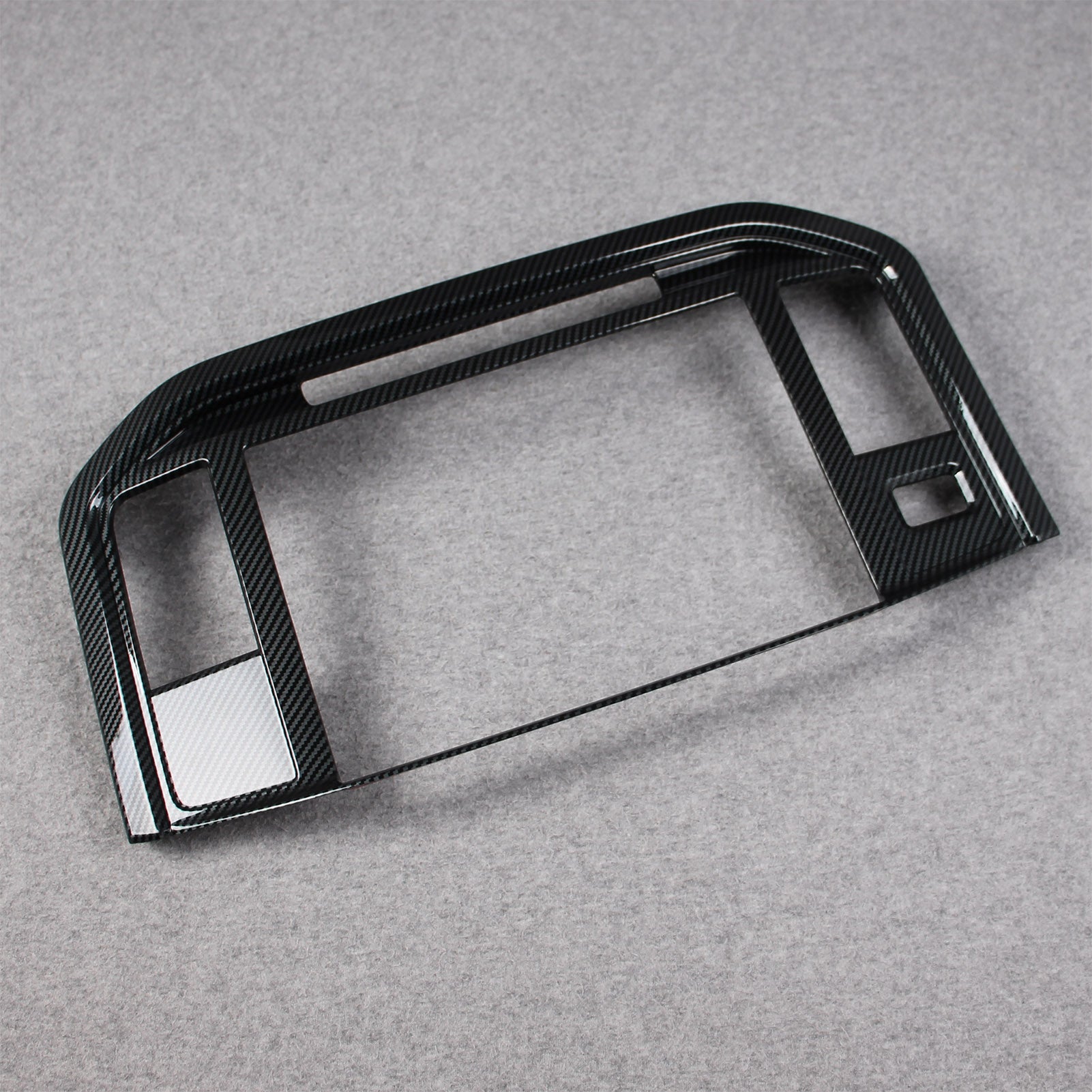 Fit for Ford F-150 2021 2022 2023 F150 Front Dashboard Panel Cover Trims Carbon Fiber Pattern (Navigation Panel Cover)