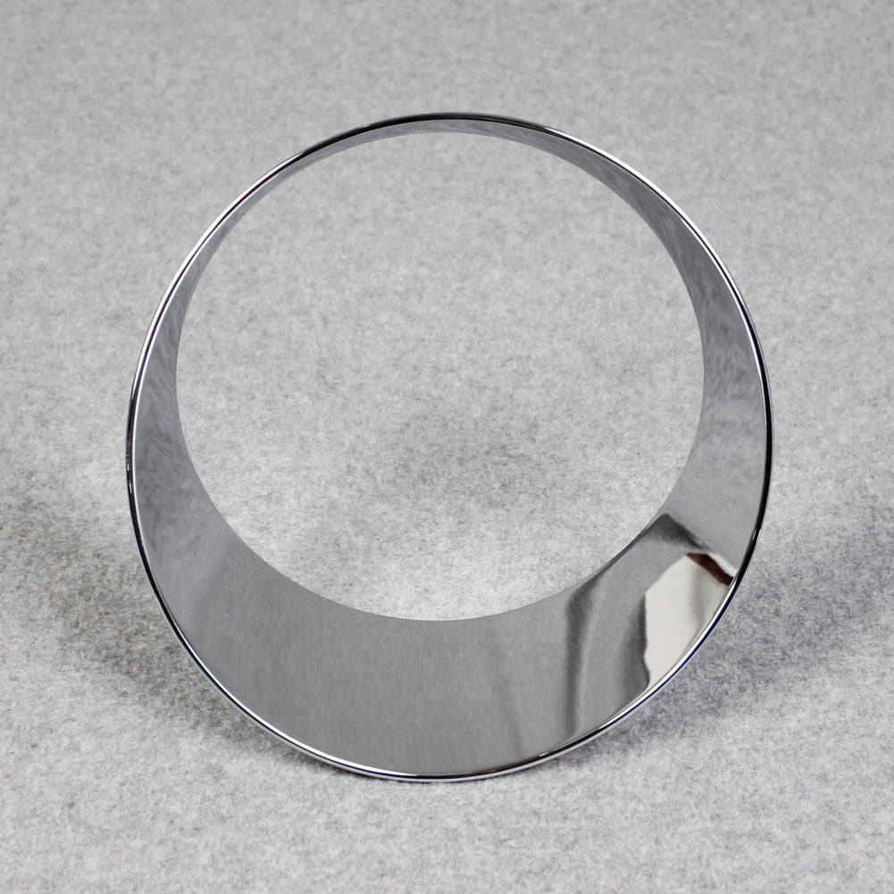 Fit For Jeep 2018 2019 2020 2021 2022 Wrangler Headlight Front Light Lamp Cover Molding Trim Chrome