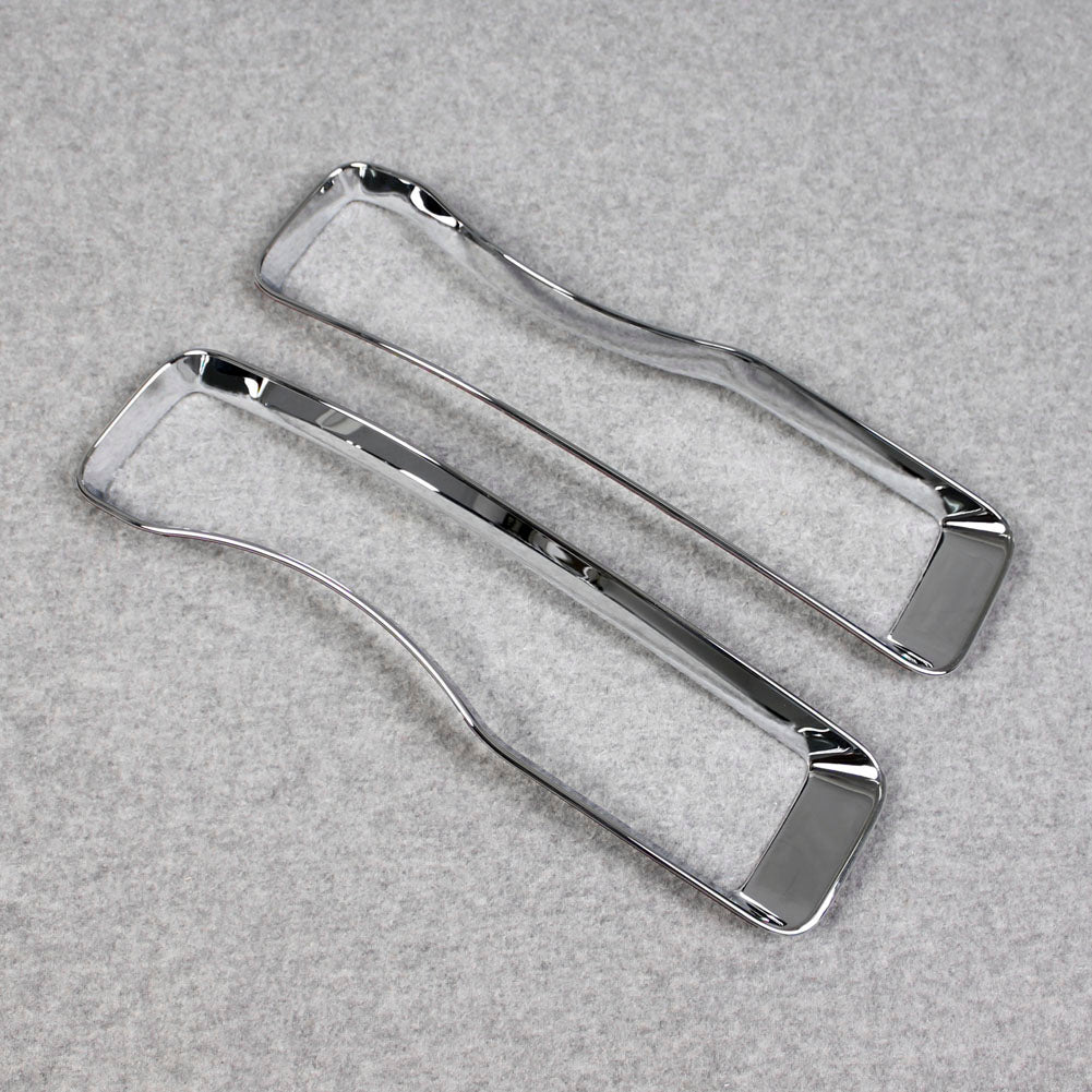 Fit For Jeep Wrangler 2018 2019 2020 2021 2022 Front Grill Grille Cover Trim Chrome