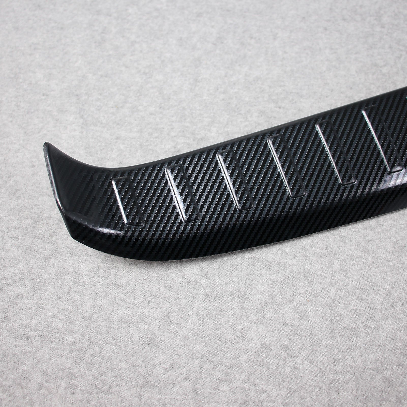 Fit for Toyota 2021 2022 Sienna Rear Inside Bumper Sill Plate Guard Cover Trim Stainless Steel (Black)