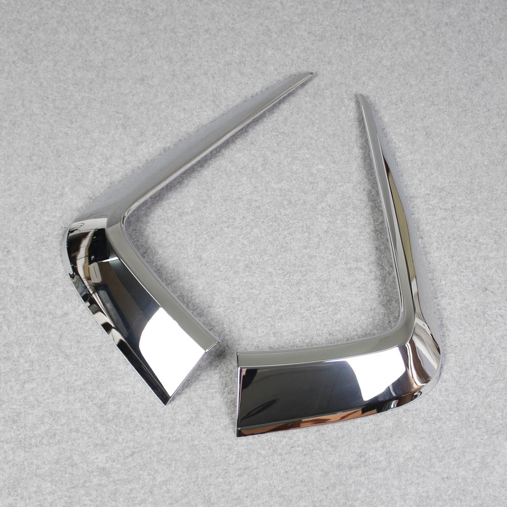 Fit for Honda Pilot 2019 2020 2021 Chrome Front Fog Light Lamp Cover Bezel Trims