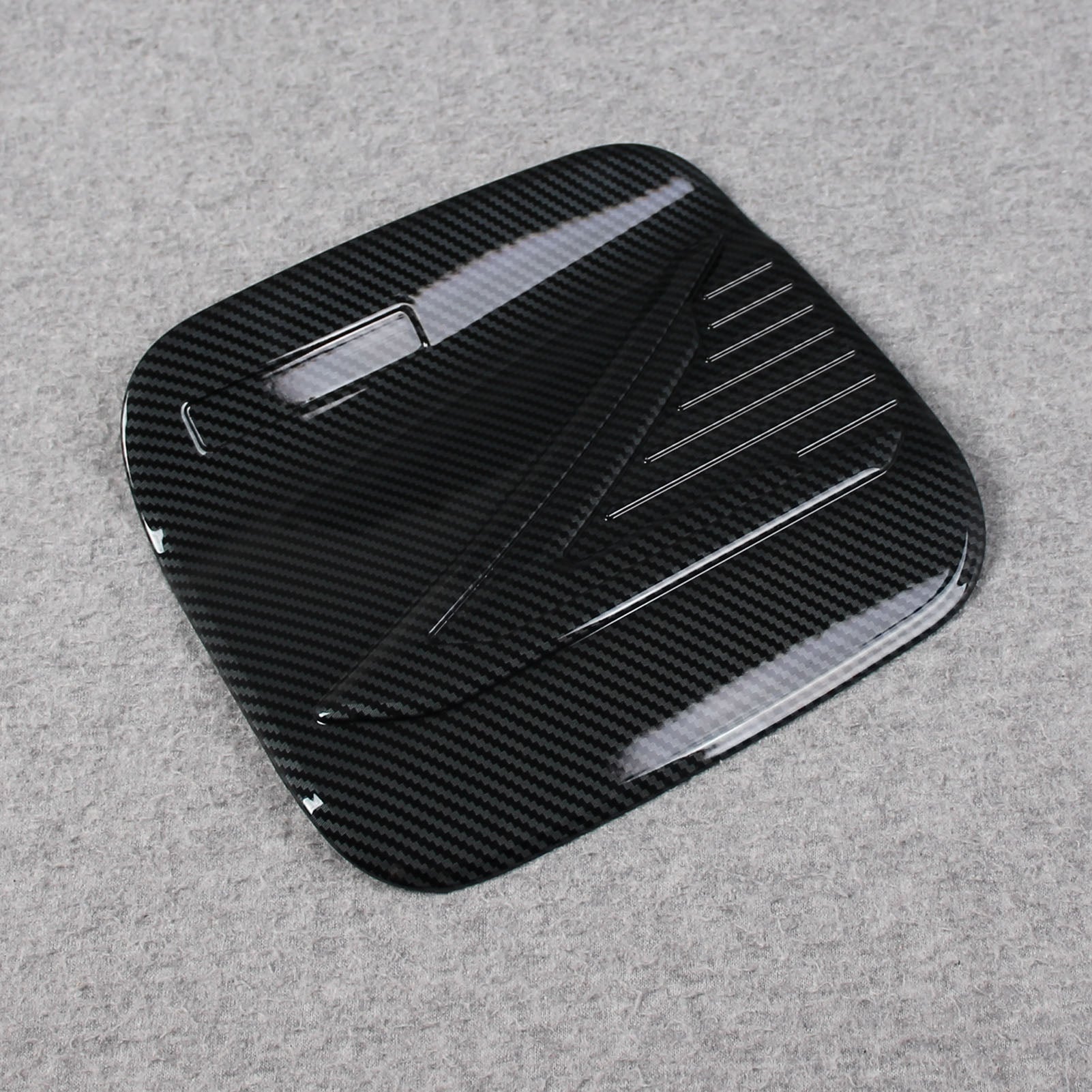 For Toyota Sienna 2021 2022 2023 Fuel Gas Tank Cap Cover Trim Carbon Fiber Pattern