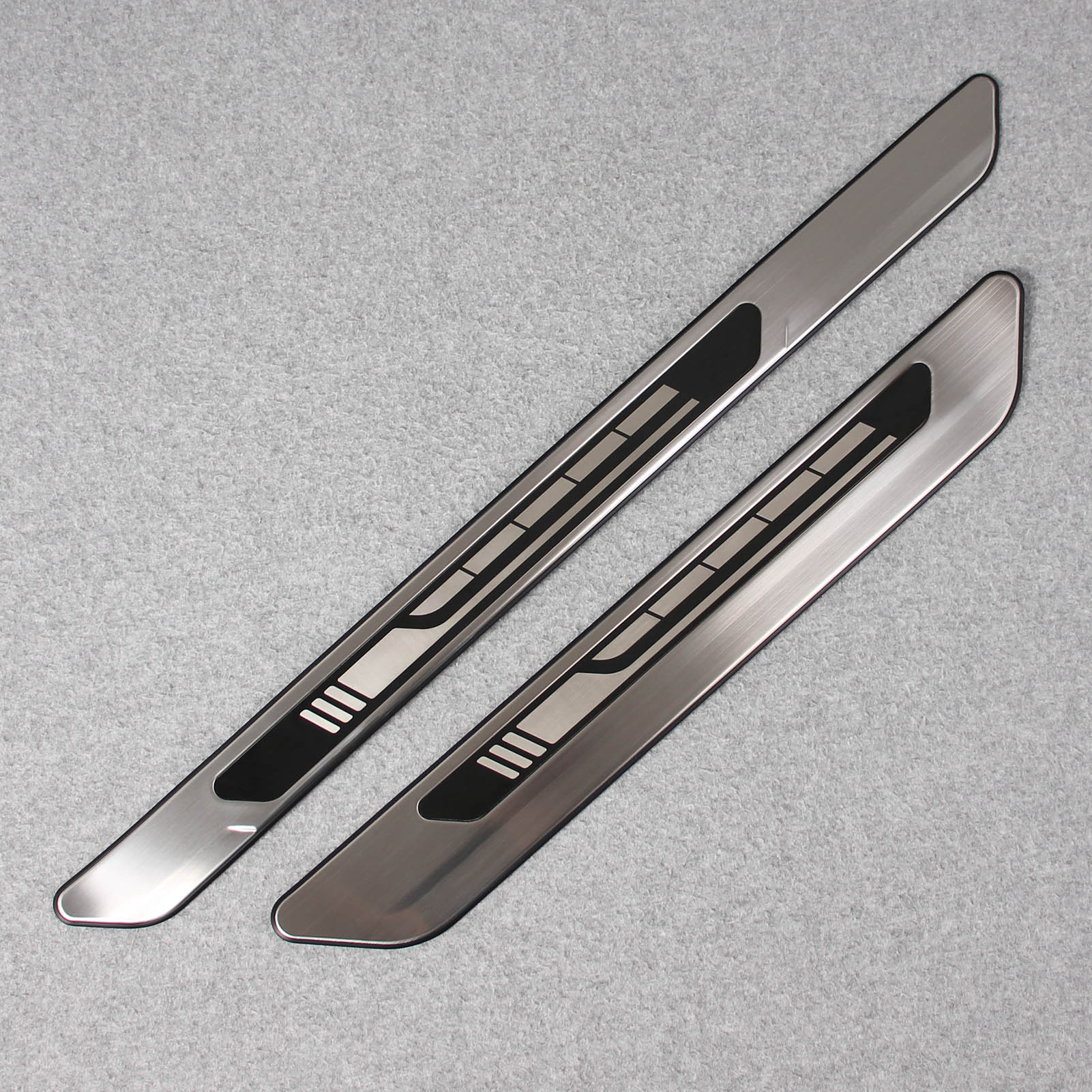 Fit for Toyota 2021 2022 Sienna Outside Door Sill Scuff Plate Guard Cover Trim Stainless Steel