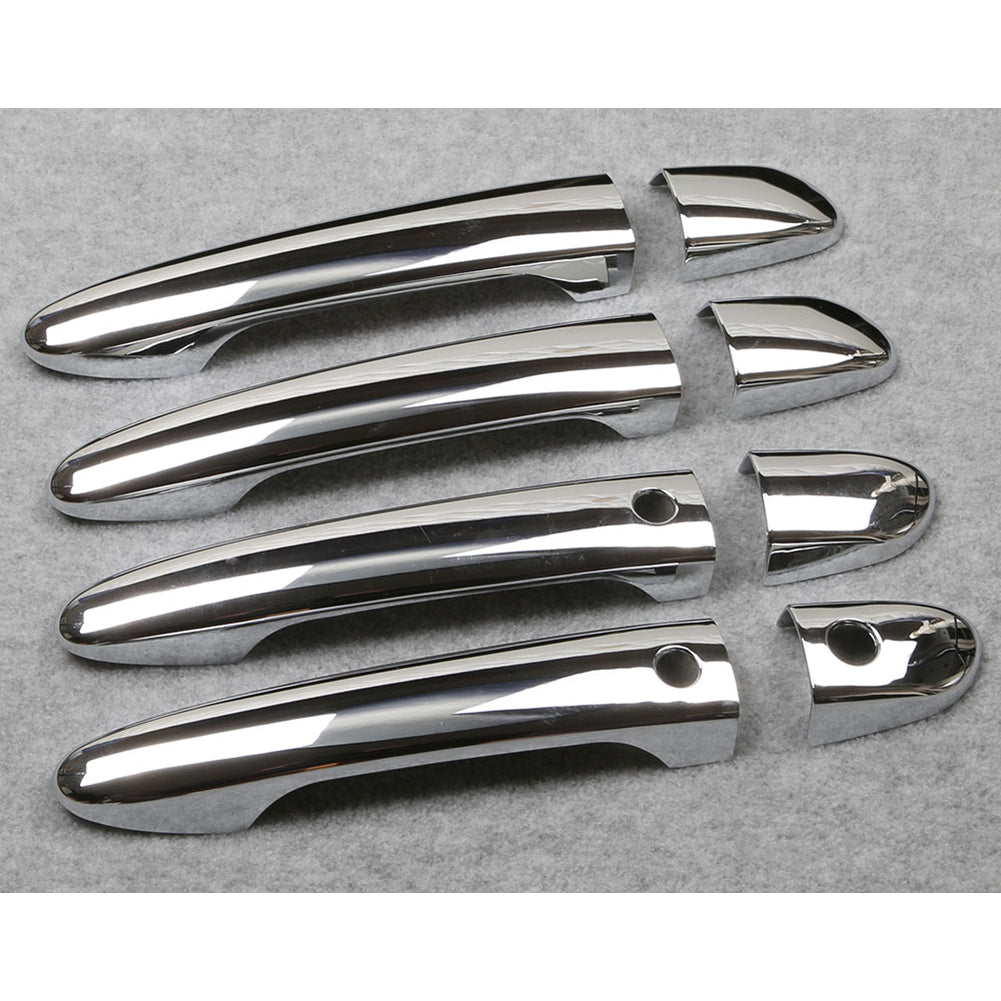 Fit For Mazda CX5 CX-5 2017 2018 2019 2020 2021 2022 2023 2024 With Smart Keyhole Chrome Door Handle Cover Trims