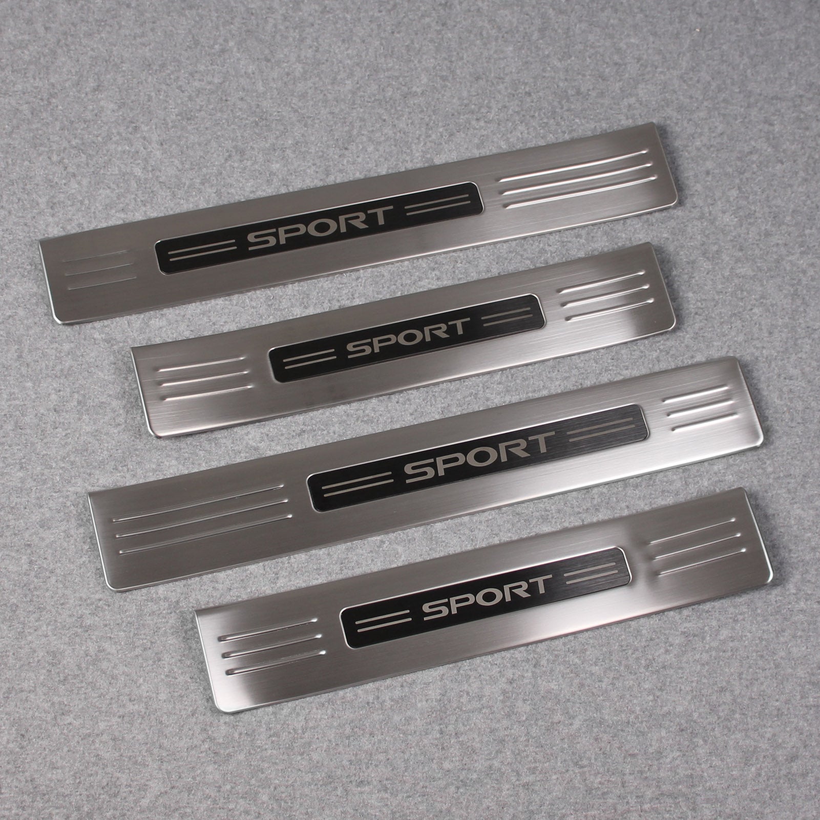 Fit for Toyota New Highlander 2020 2021 2022 Outside Door Sill Scuff Plate Guard Cover Trim Sport Style Stainless Steel