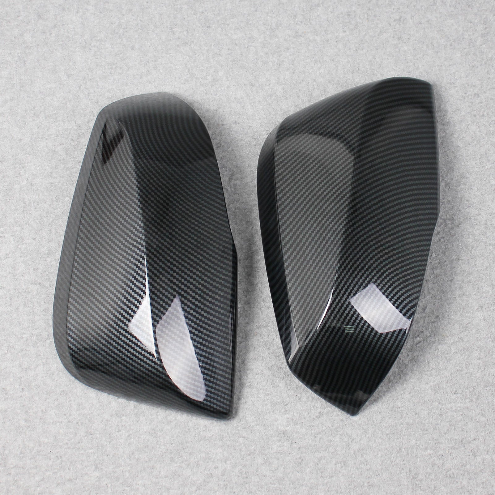 Fit For Toyota New Highlander 2020 2021 2022 Rear View Mirror Guard Cover Trims Carbon Fiber Pattern