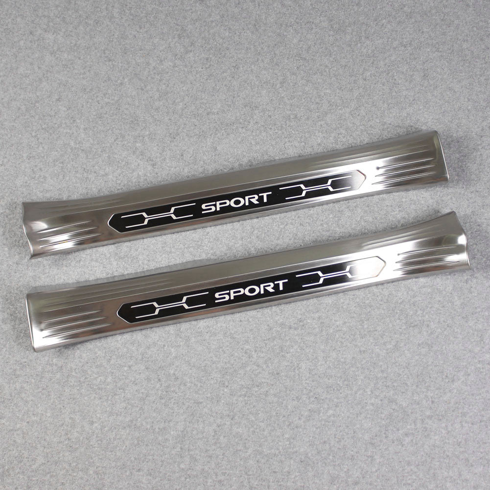 Fit for Toyota New RAV4 2019 2020 2021 2022 Inside Door Sill Scuff Plate Guard Cover Trims Stainless Steel