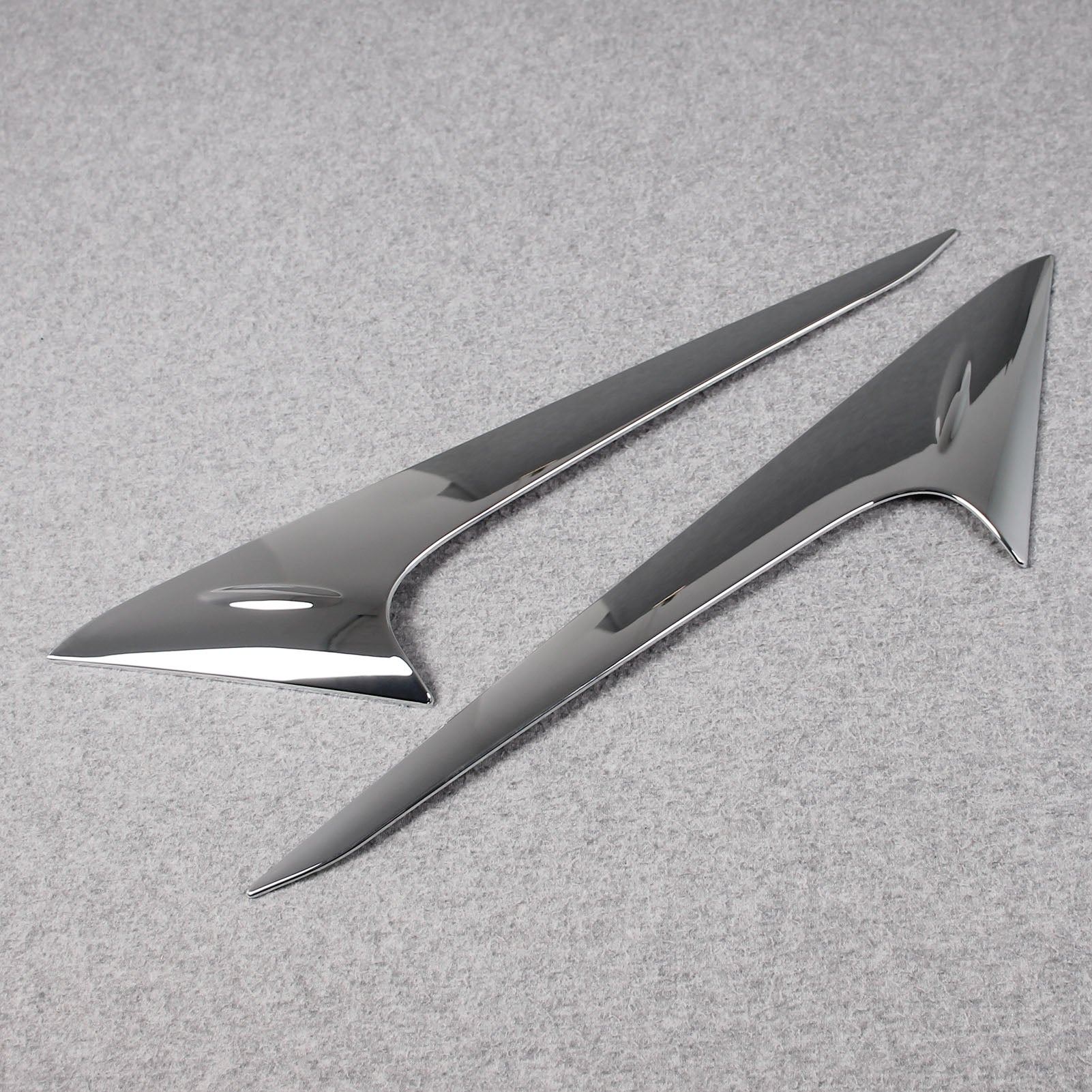 Lexus New RX RX350 RX350h RX500h F Sport 2023 Chrome Rear Spoiler Wing Side Beveled Window Cover Trims