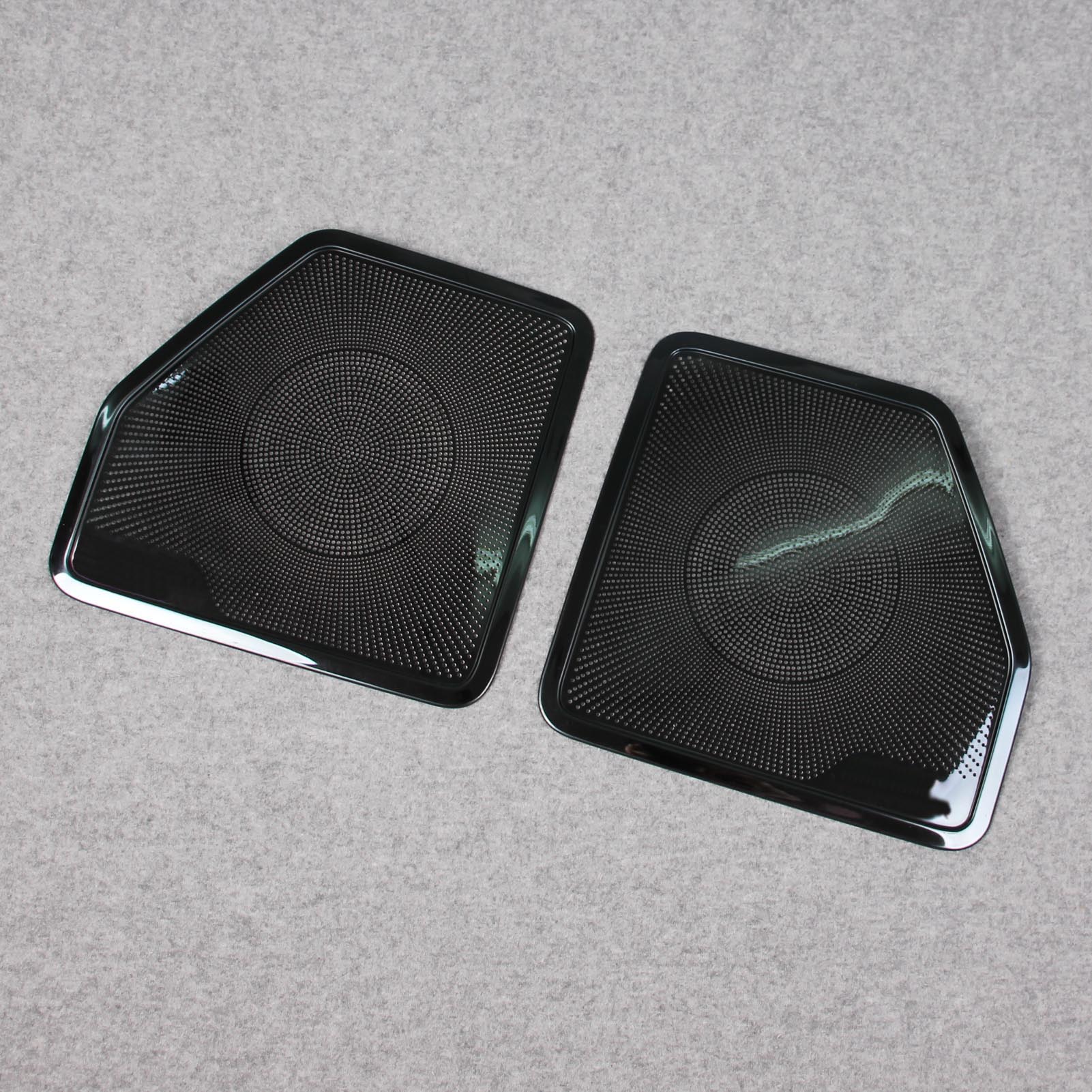 For Ford F-150 2015 2016 2017 2018 2019 2020 Interior 4 Door Sound Speaker Cover Trims Stainless Steel