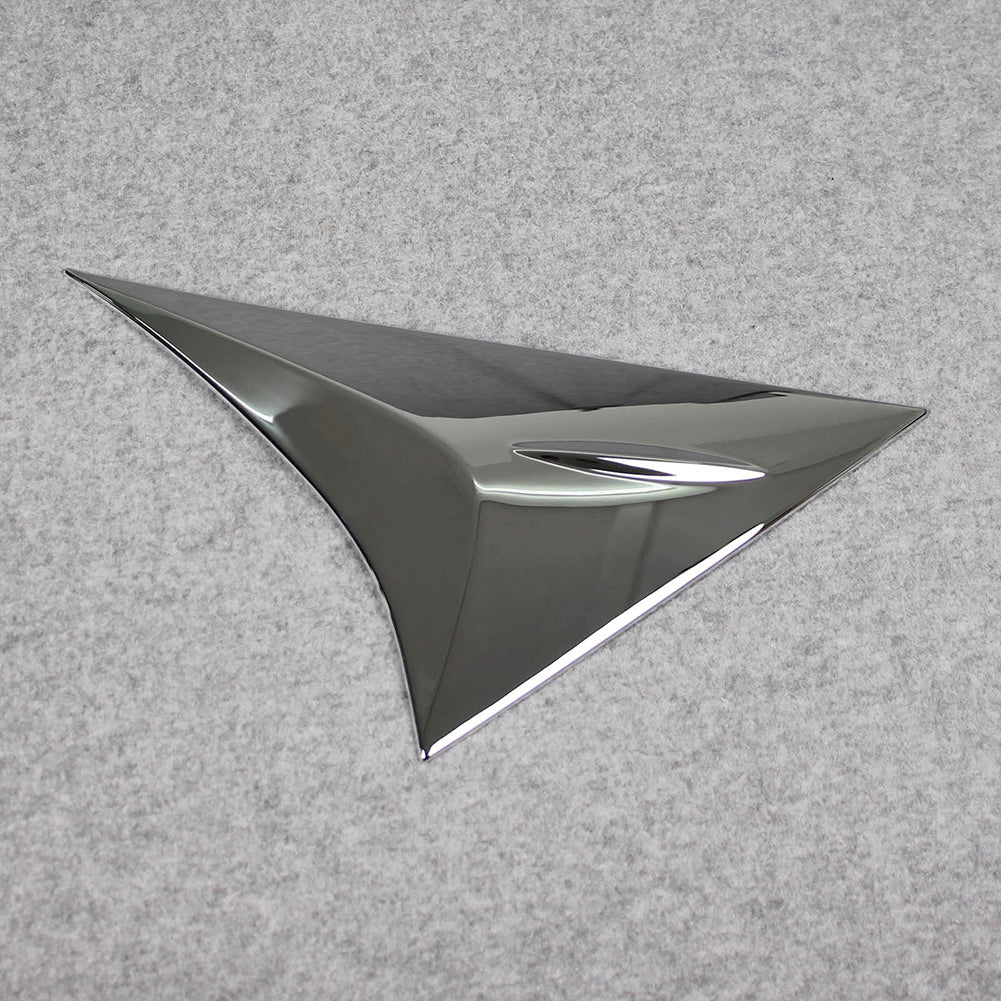 Fit for Toyota VENZA 2021 2022 2023 2024 Chrome Rear Spoiler Wing Side Beveled Window Cover Trims