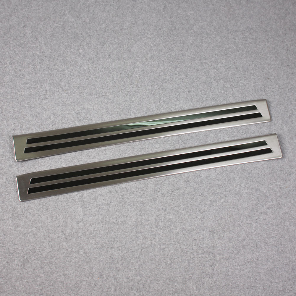 Fit for 2019 2020 2021 Mazda 3 Axela Sedan Outside Door Sill Scuff Plate Guard Cover Trims Stainless Steel